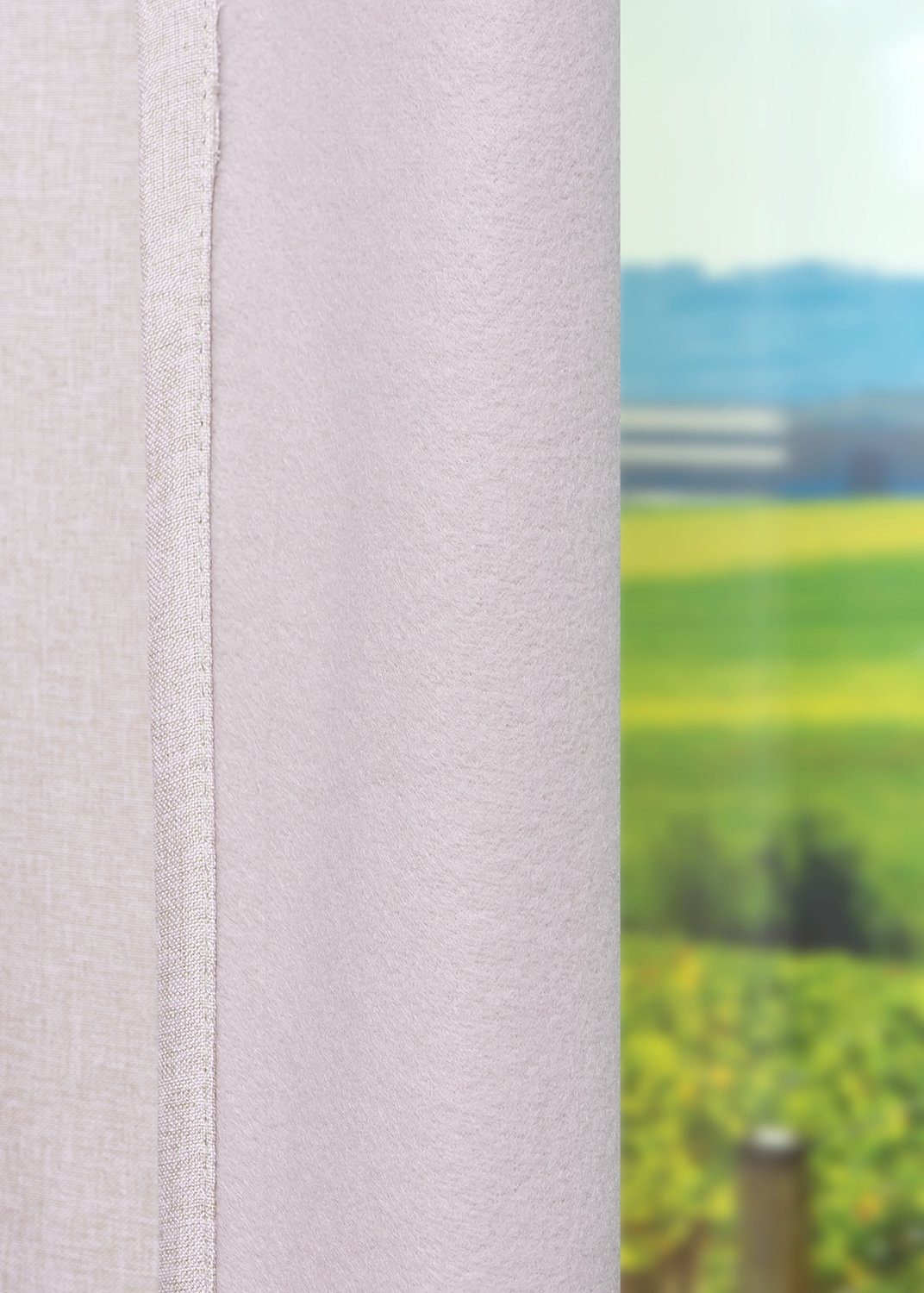 LYSEL® Verdunkelungsvorhang Zugbandschal Thermoka Verdunklung (1 St), abdunkelnd, HxB 175x135cm