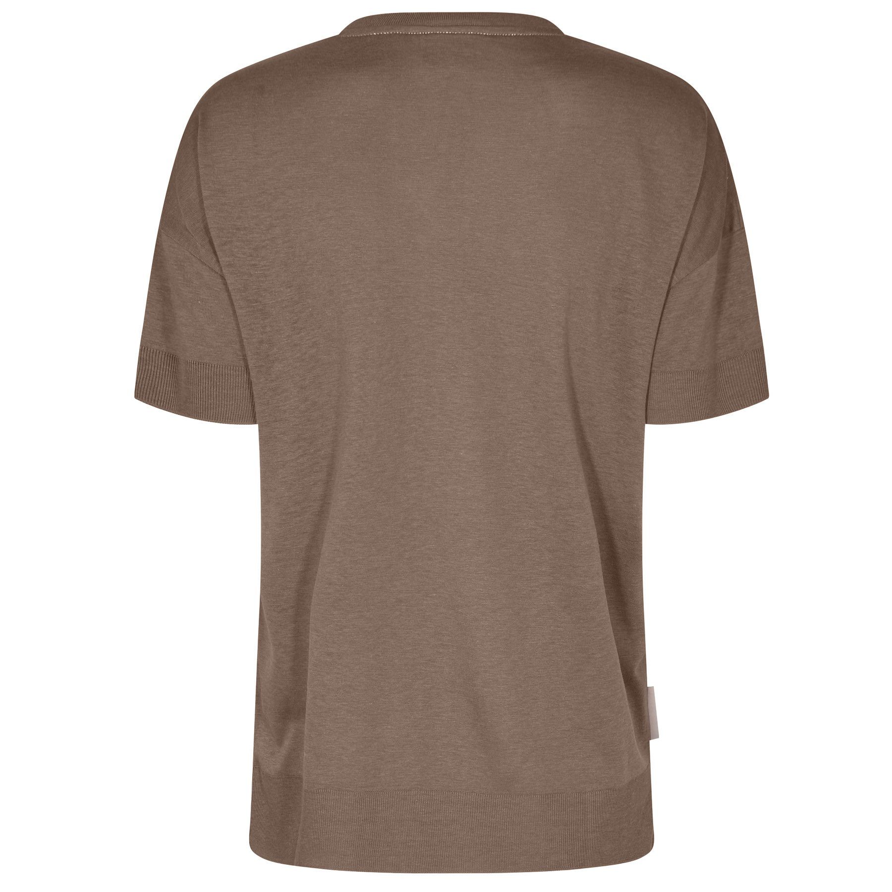 T-Shirt Mosh Kurzarmshirt Lyocell-Baumwoll-Gemisch Mos aus SWANN