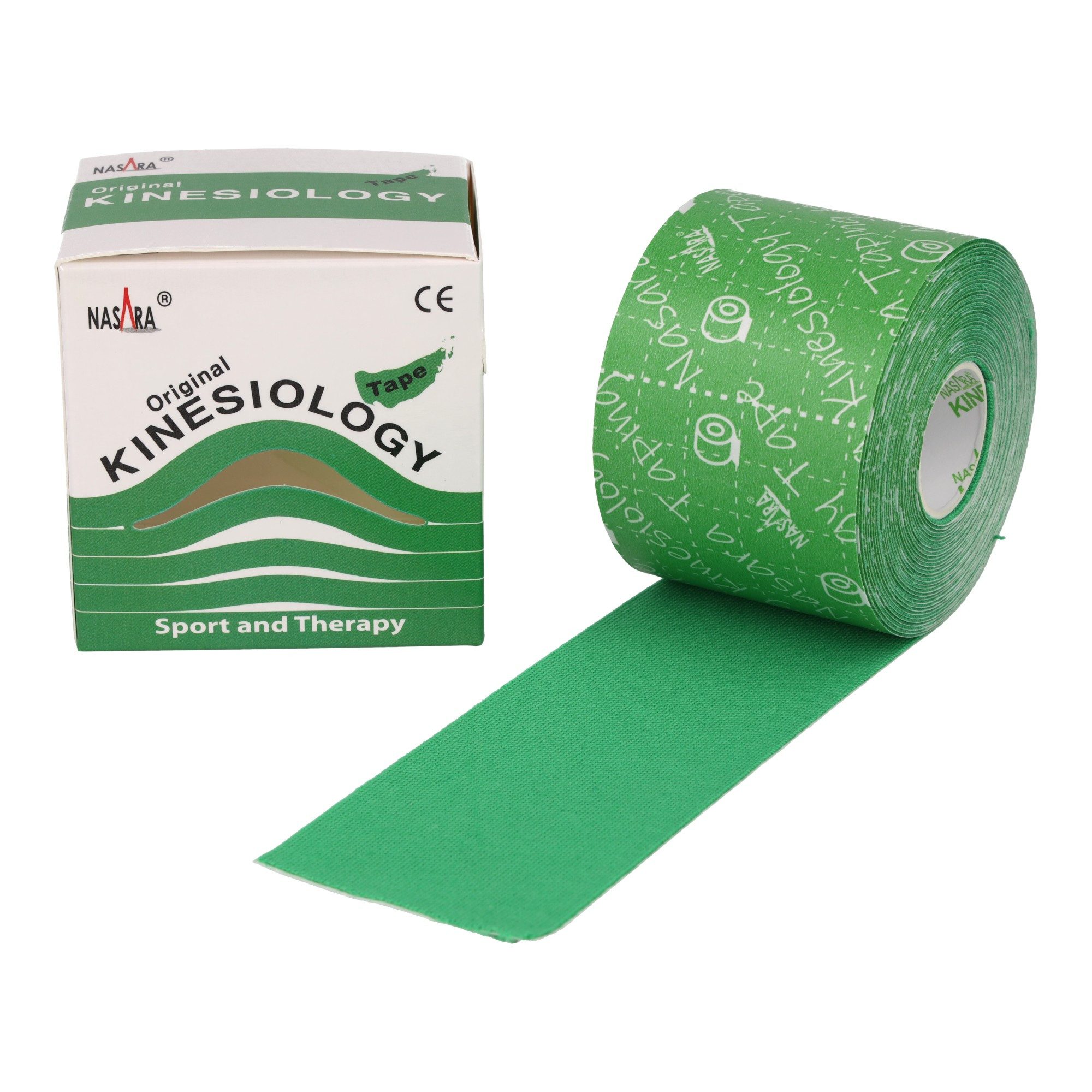 NASARA Kinesiologie-Tape 5cm x 5m 12 Farben