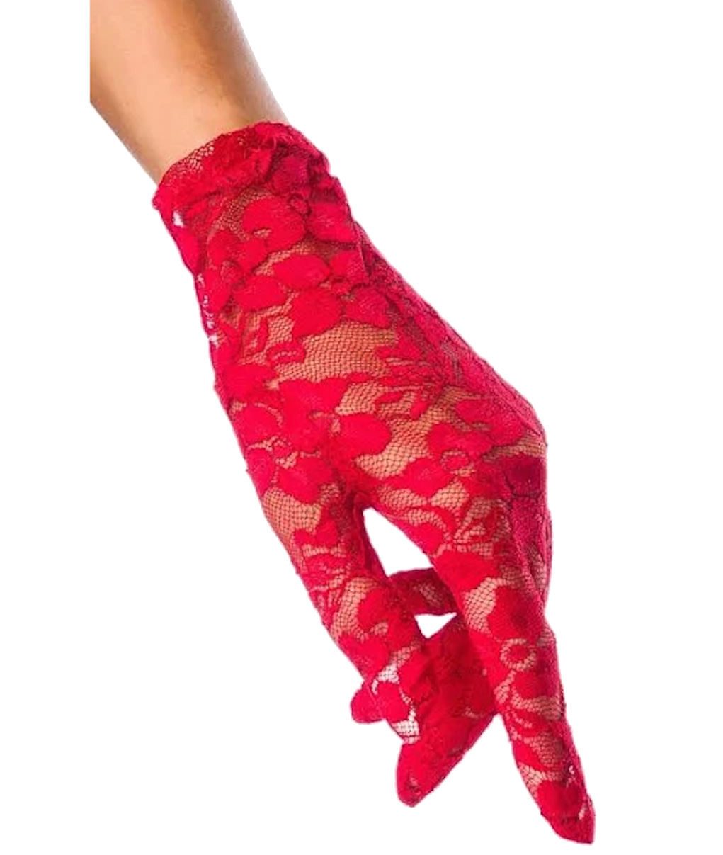 Atixo Abendhandschuhe Spitzenhandschuhe kurz Abendhandschuhe Party-Handschu günstig online kaufen