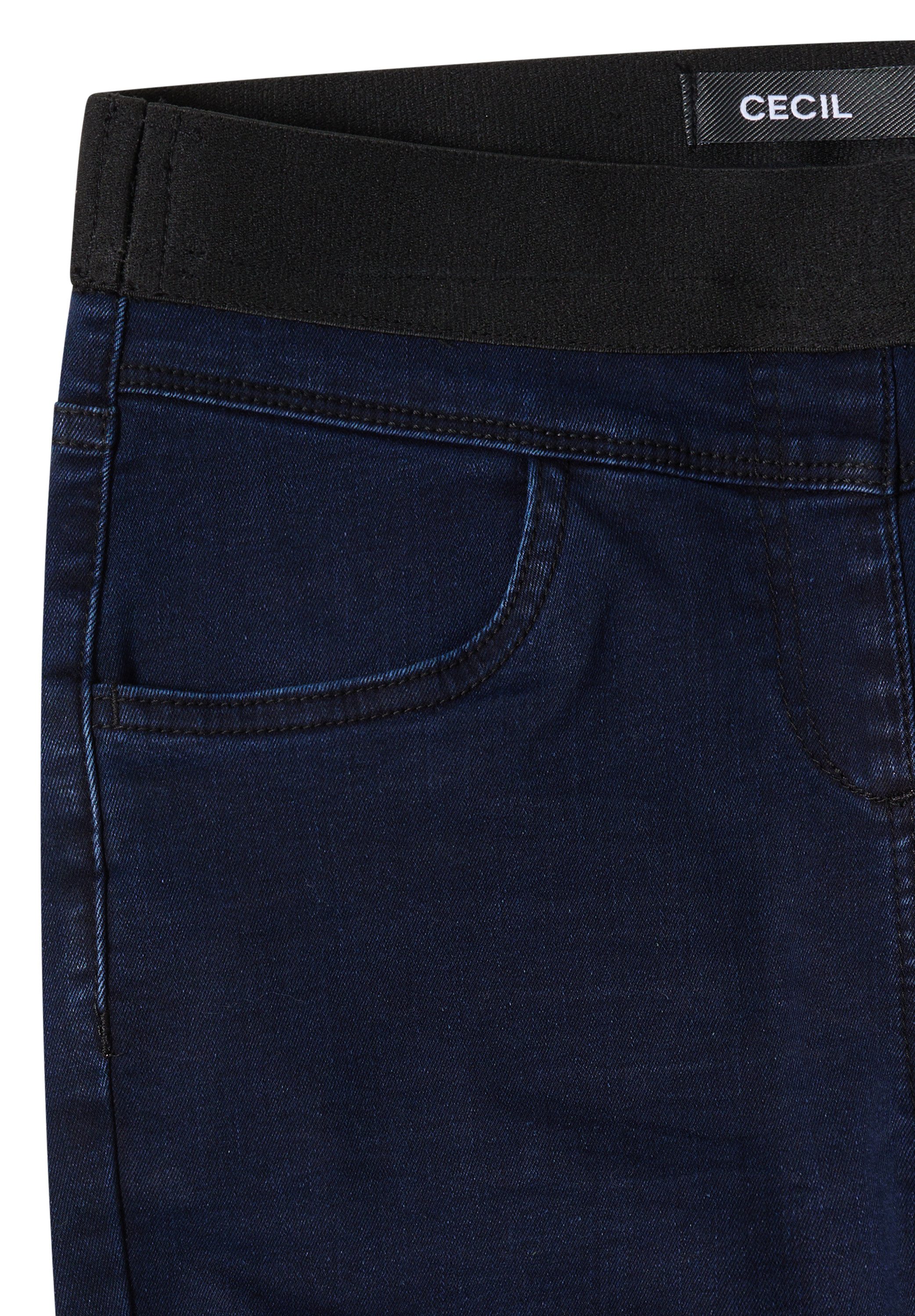 CECIL Skinny-fit-Jeans Style VICKY mit elastichem Bund