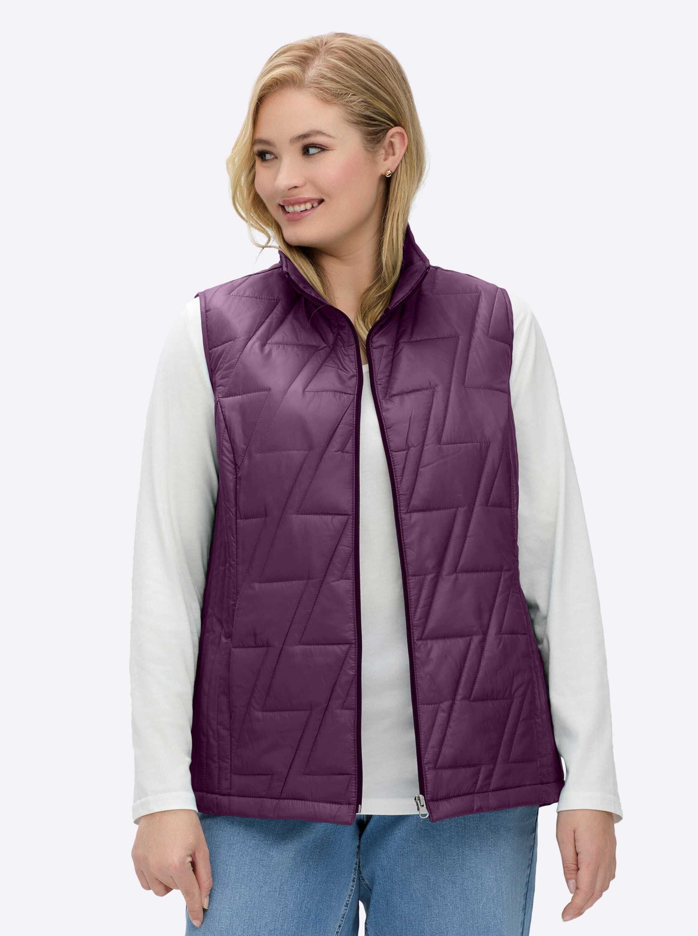 Sieh an! Jerseyweste Steppweste