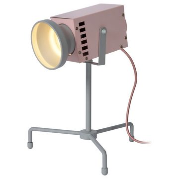 click-licht LED Tischleuchte LED Tischleuchte Beamer in Rosa und Grau 3W 70lm, Beweglich: Ja, Leuchtmittel enthalten: Ja, fest verbaut, LED, warmweiss, Tischleuchte, Nachttischlampe, Tischlampe