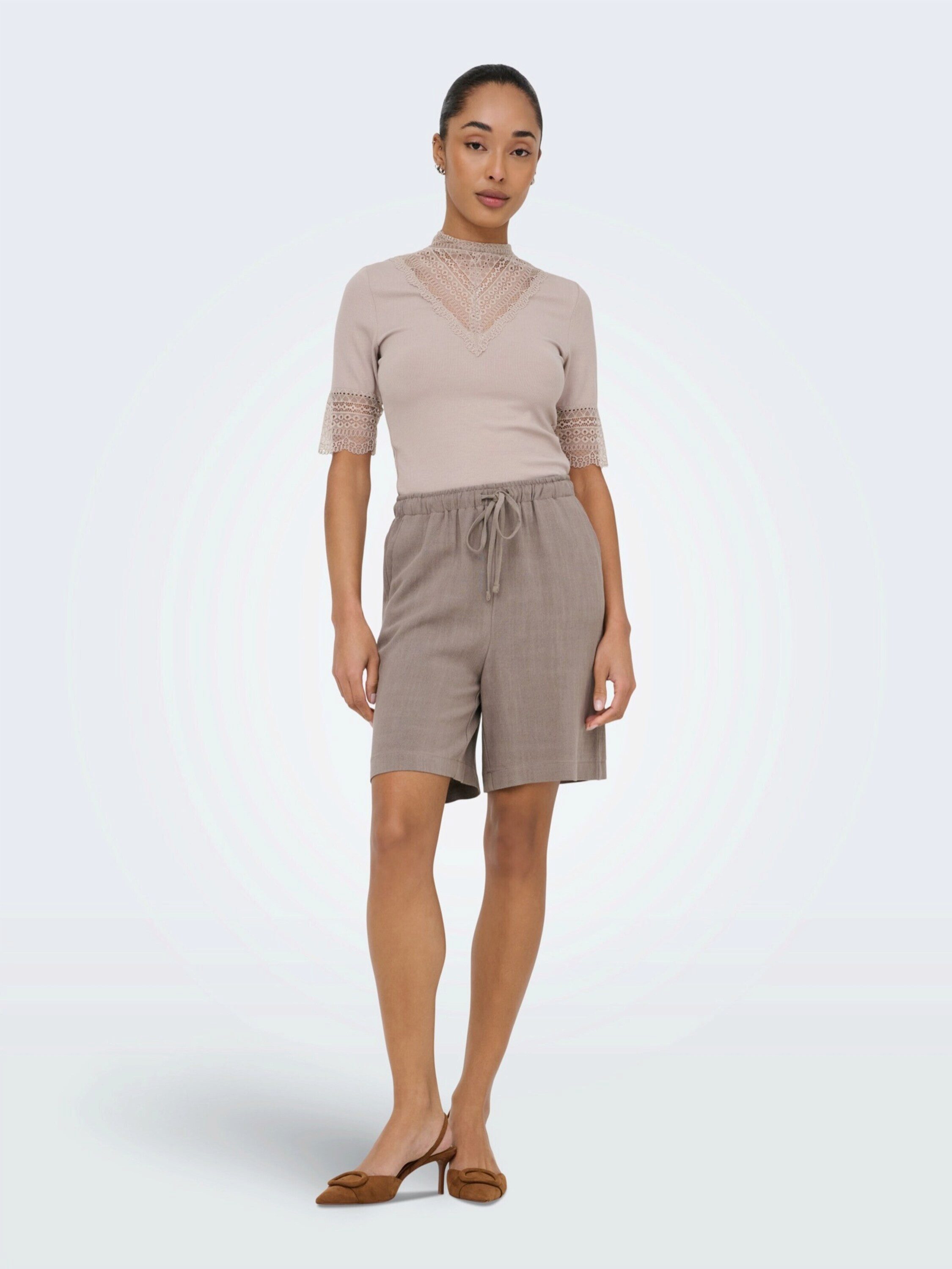 ONLY Shorts ONLSiesta (1-tlg) Drapiert/gerafft – Bild 3 von 5