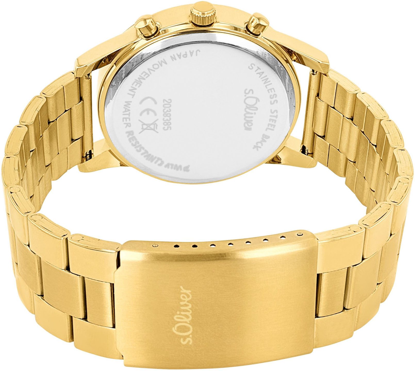 s.Oliver Chronograph 2038385, Armbanduhr, Quarzuhr, Herrenuhr, Stoppfunktio günstig online kaufen