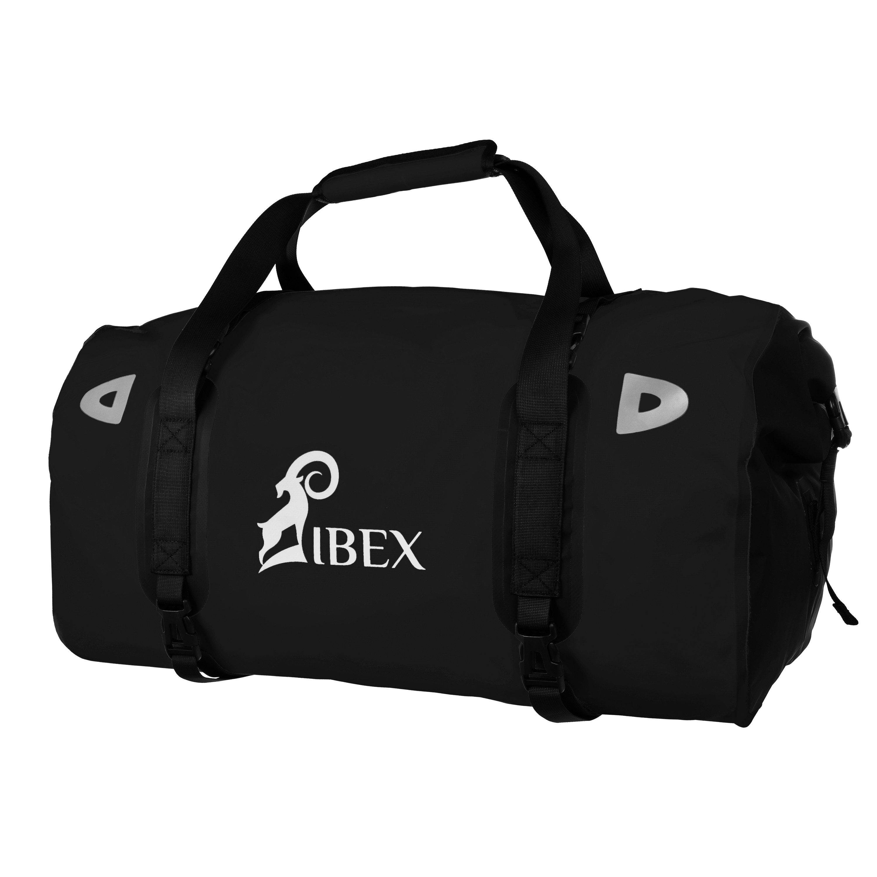 SCHNORR Rucksack Motorrad Hecktasche 55 L Schwarz - Wasserdichte Gepäckrolle