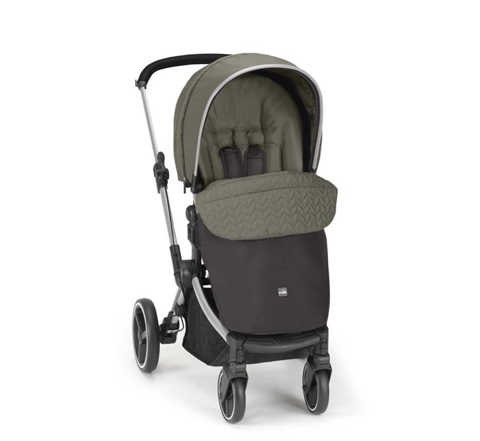 CAM Kombi-Kinderwagen CAM Next Evo 3-in-1 inkl. Auto-Babyschale und faltbare Wanne