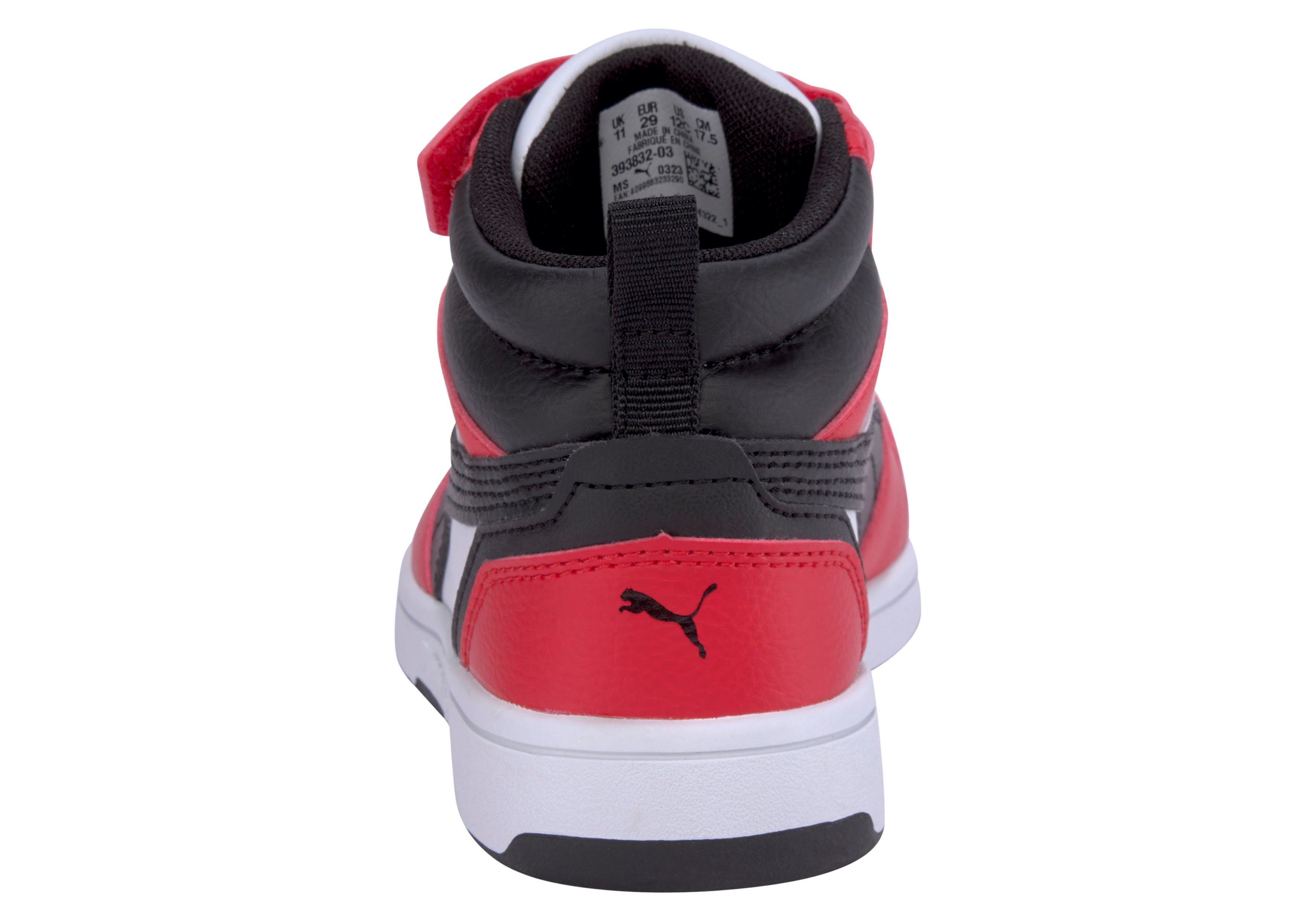 PUMA REBOUND V6 MID AC+ PS Sneaker mit leicht profilierter Gummilaufsohle, mit Klettverschluss