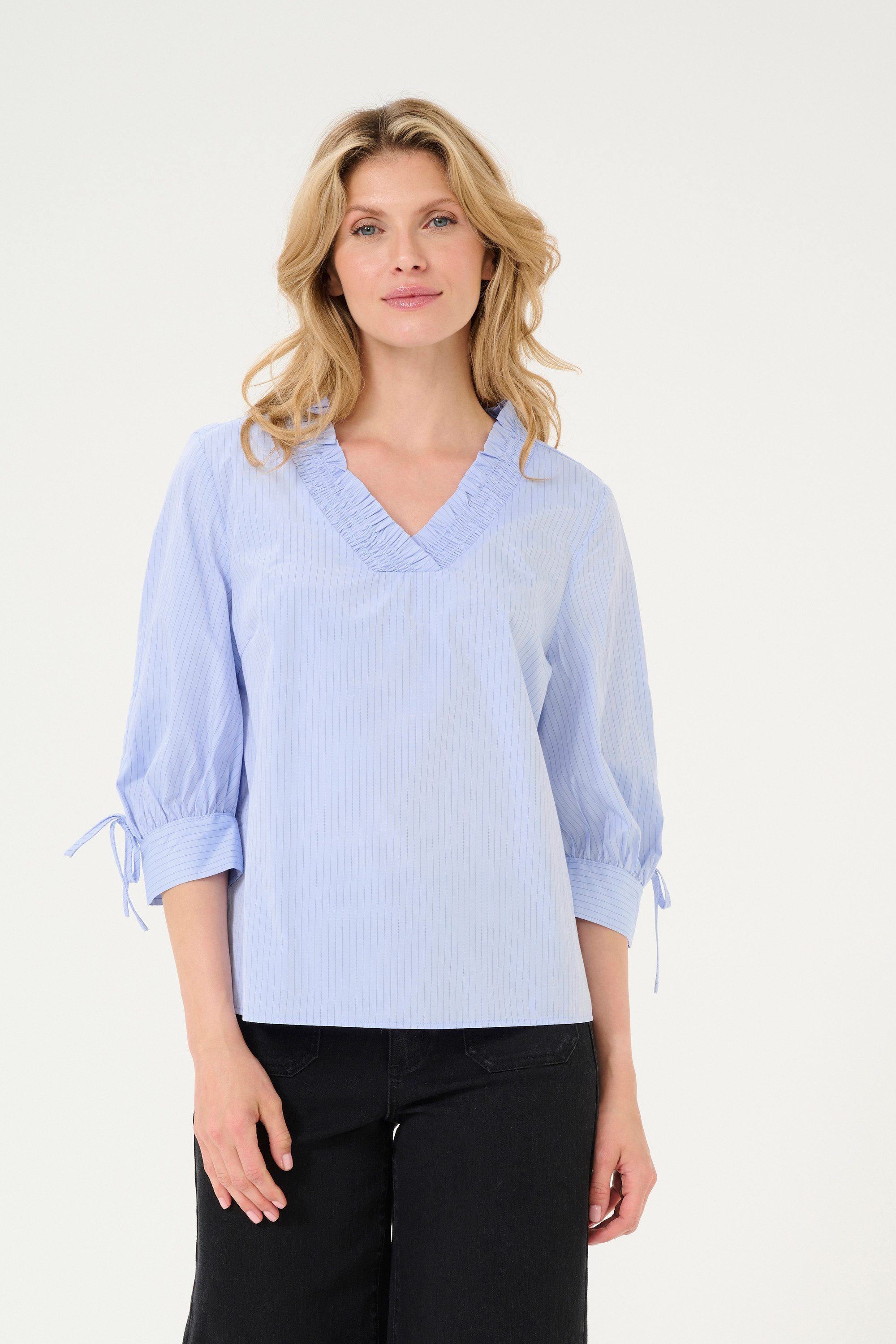 KAFFE Kurzarmbluse Kurzarm-Bluse KAtara günstig online kaufen