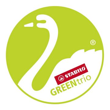 STABILO Buntstift STABILO GREENtrio - ergonomischer Buntstift - 12 Stück