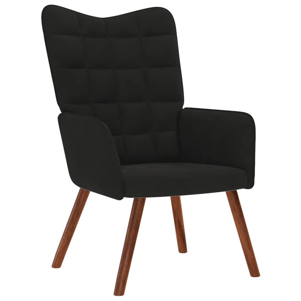 vidaXL Sessel Relaxsessel Schwarz Samt (1-St) günstig online kaufen