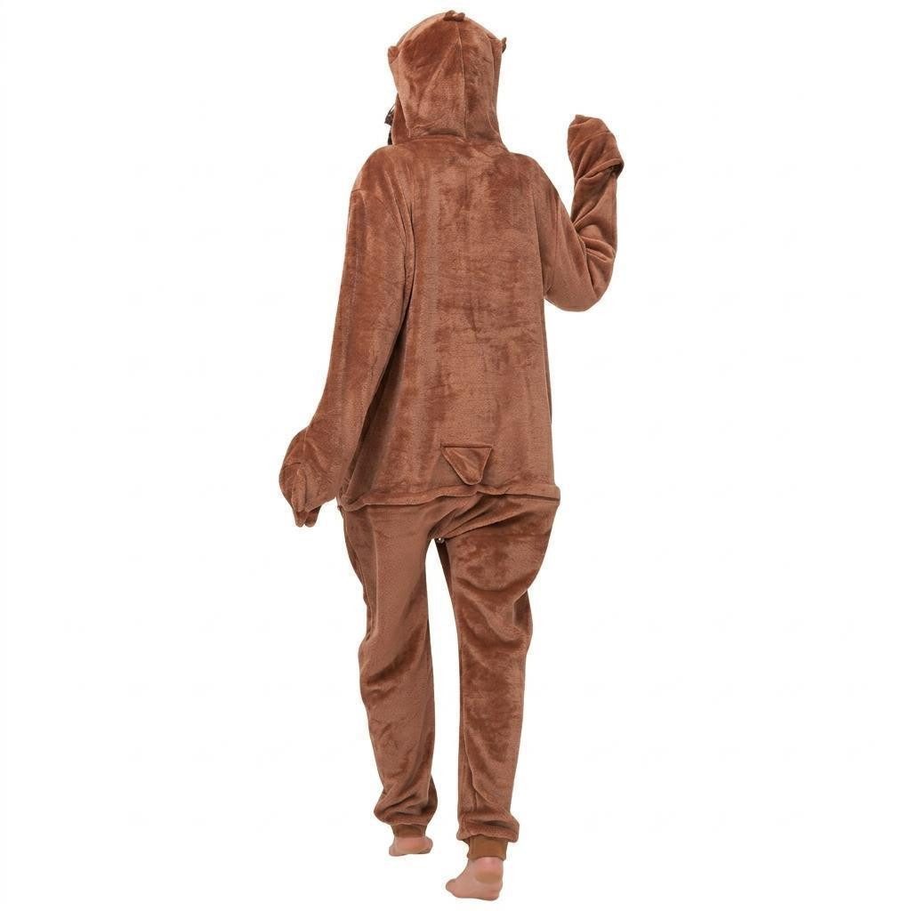 Corimori Partyanzug Erwachsenen Onesie, Jumpsuit, Jumpsuit, Pyjama, Fasching, Kigurumi, Tierkostüme, Faultier "Henry"
