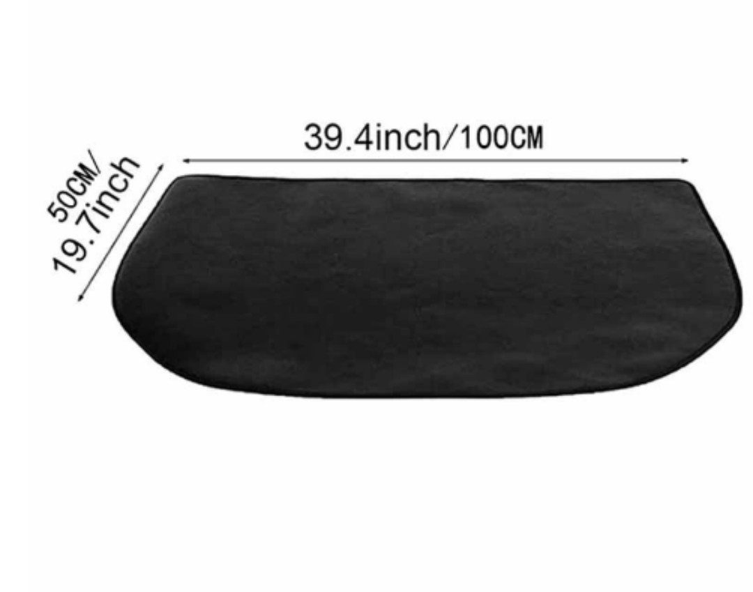 Kityhome Bodenschutzmatte Feuerfeste Kaminmatte 100x50cm-Schutzteppich mit günstig online kaufen