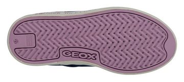 Geox JR CIAK GIRL Sneaker mit buntem Motiv, Freizeitschuh, Halbschuh, Schnürschuh