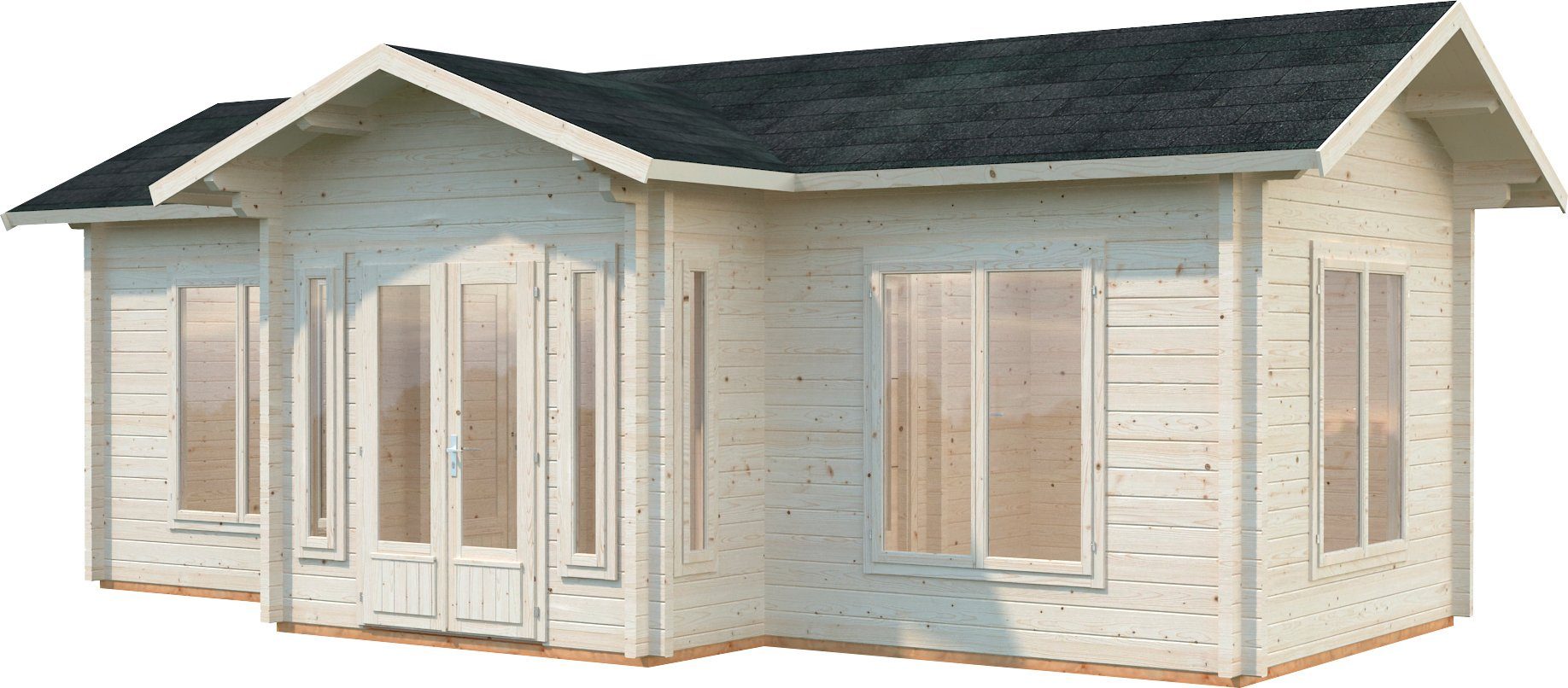 Palmako Gartenhaus Ferienhaus Anna, BxT: 820x520 cm, inklusive Fußboden