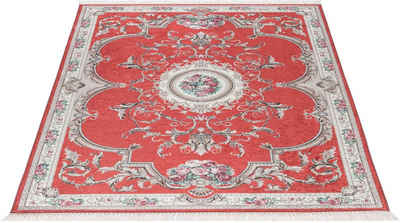 Teppich Vintage 7000, Sehrazat, rechteckig, Höhe: 6 mm, Flachflor, Blumen Vintage, Anti Rutsch, waschbar, Wohnzimmer