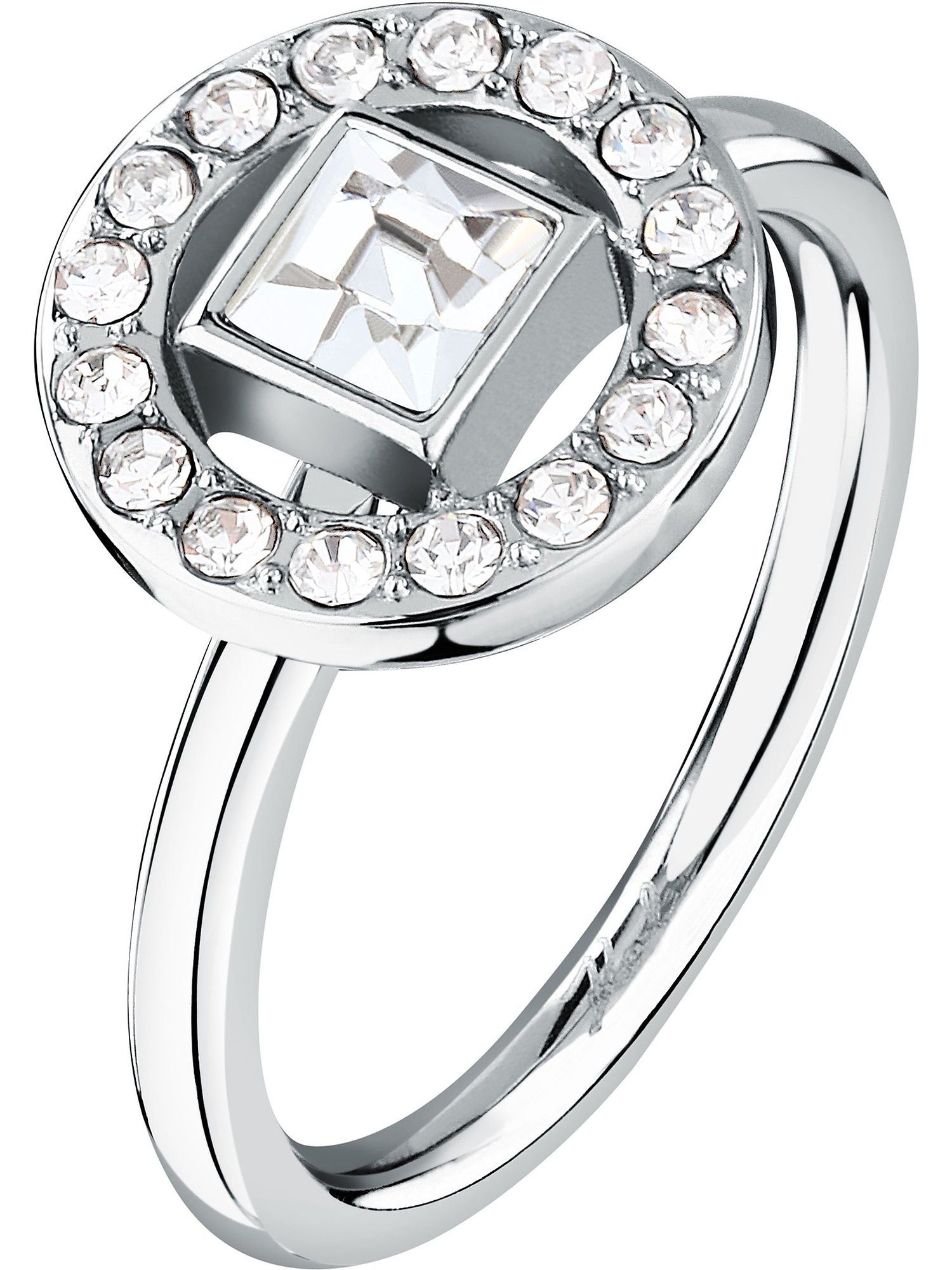 KARL LAGERFELD Fingerring Karl Lagerfeld Damen-Damenring Edelstahl Kristall, Kristall
