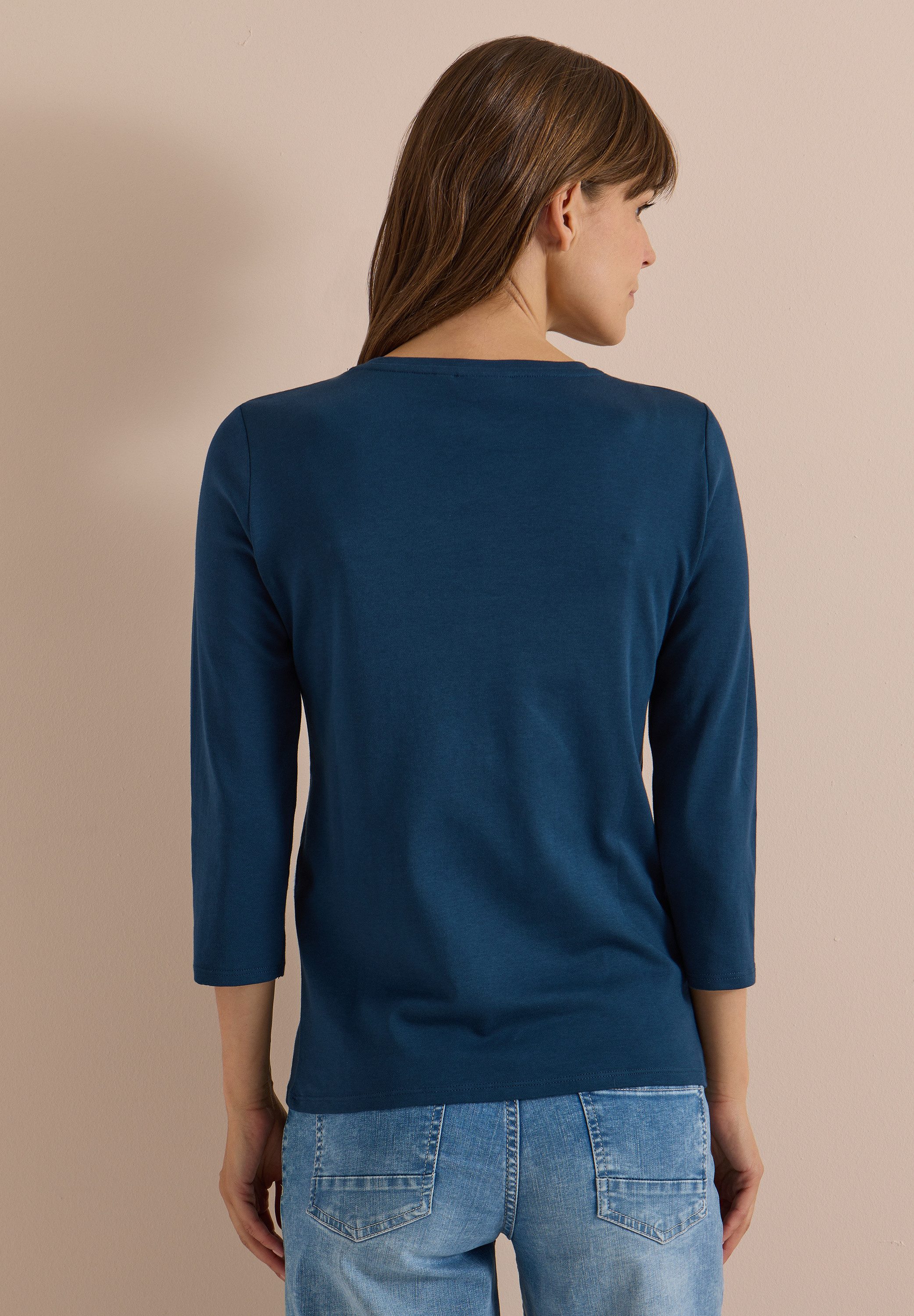 CECIL V-Shirt aus reiner Baumwolle – Bild 2 von 5