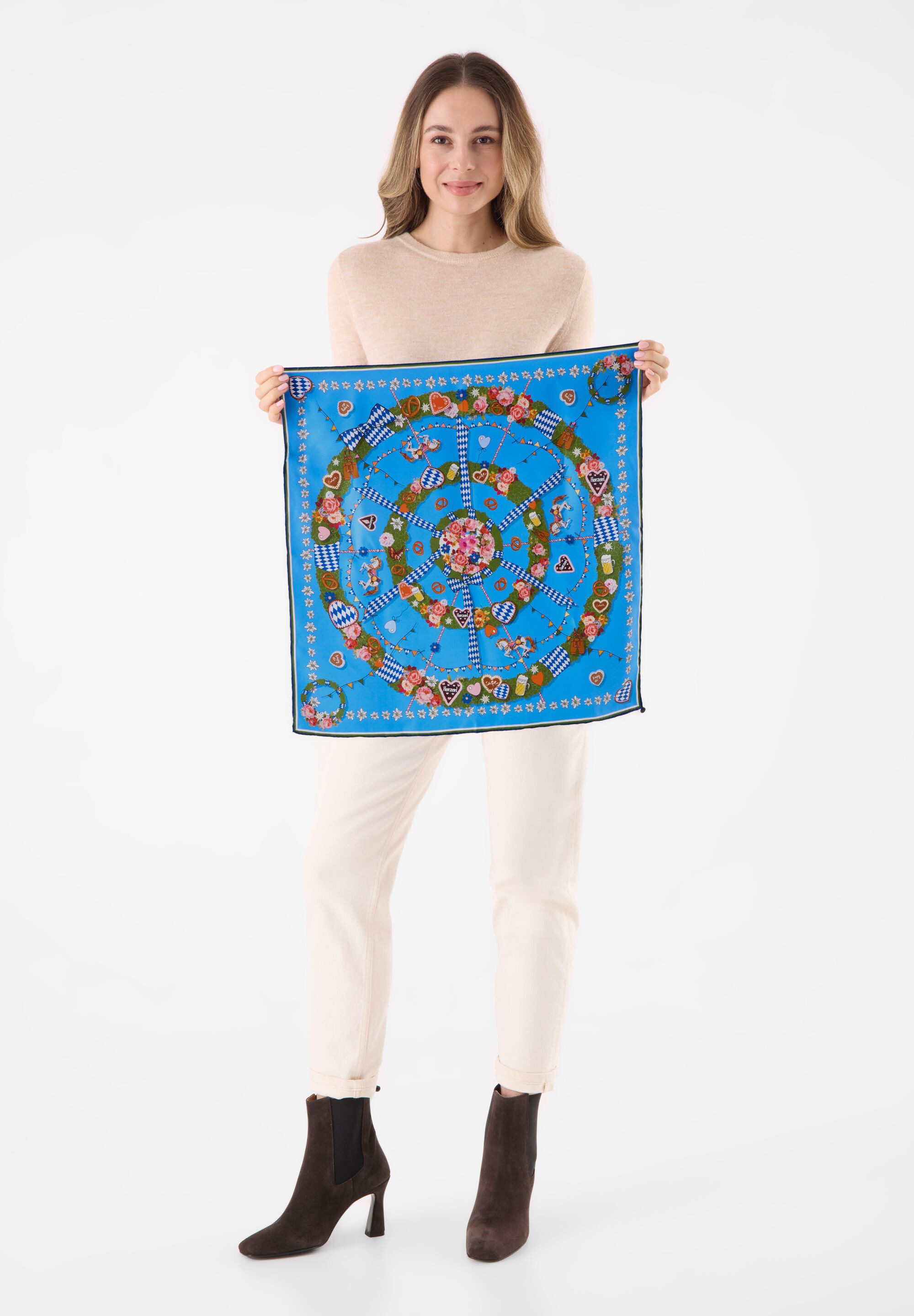 Codello Halstuch, mit typisch bayrischen Oktoberfest-Motiven