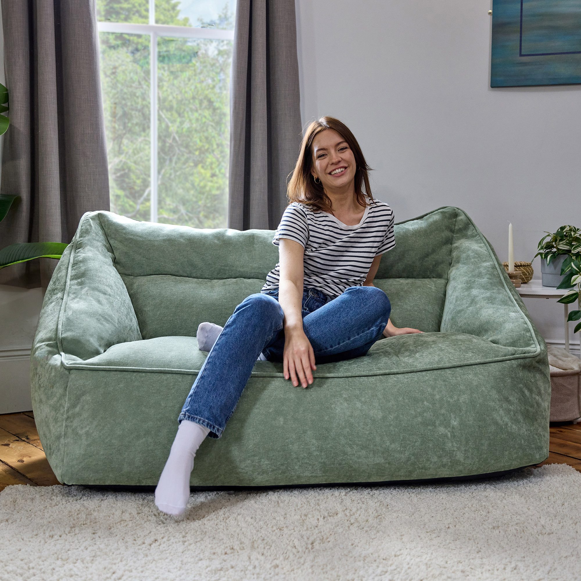 icon Sitzsack Sitzsack Sofa aus Chenille günstig online kaufen