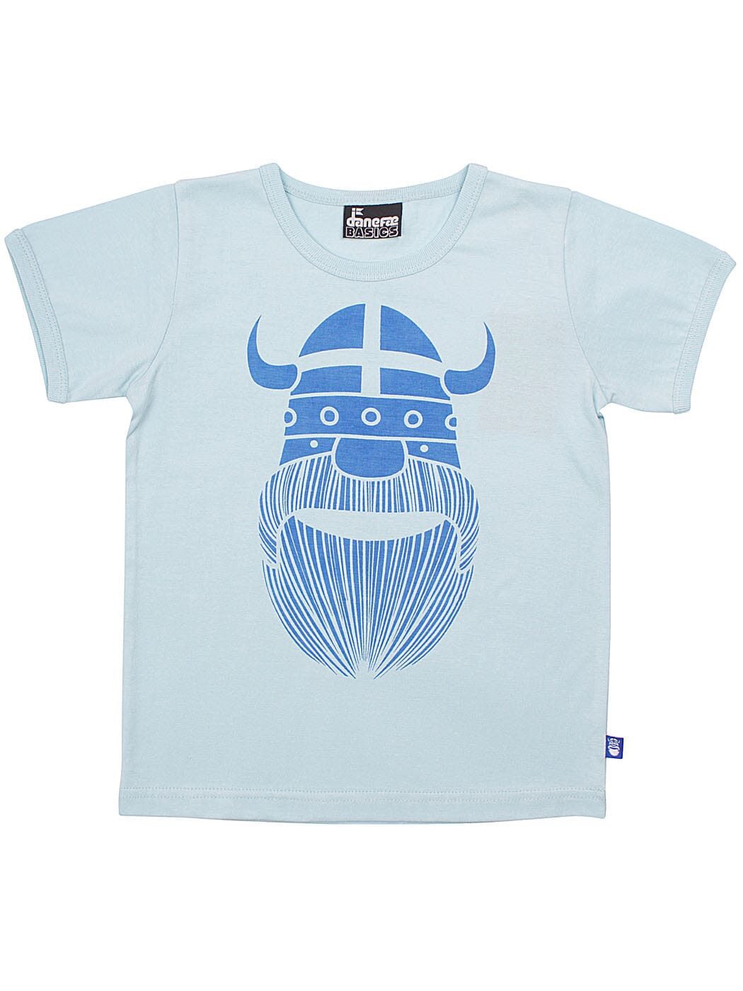 Danefae T-Shirt Danefae Kinder T-Shirt „Erik“ – Wikinger Print – Hellblau