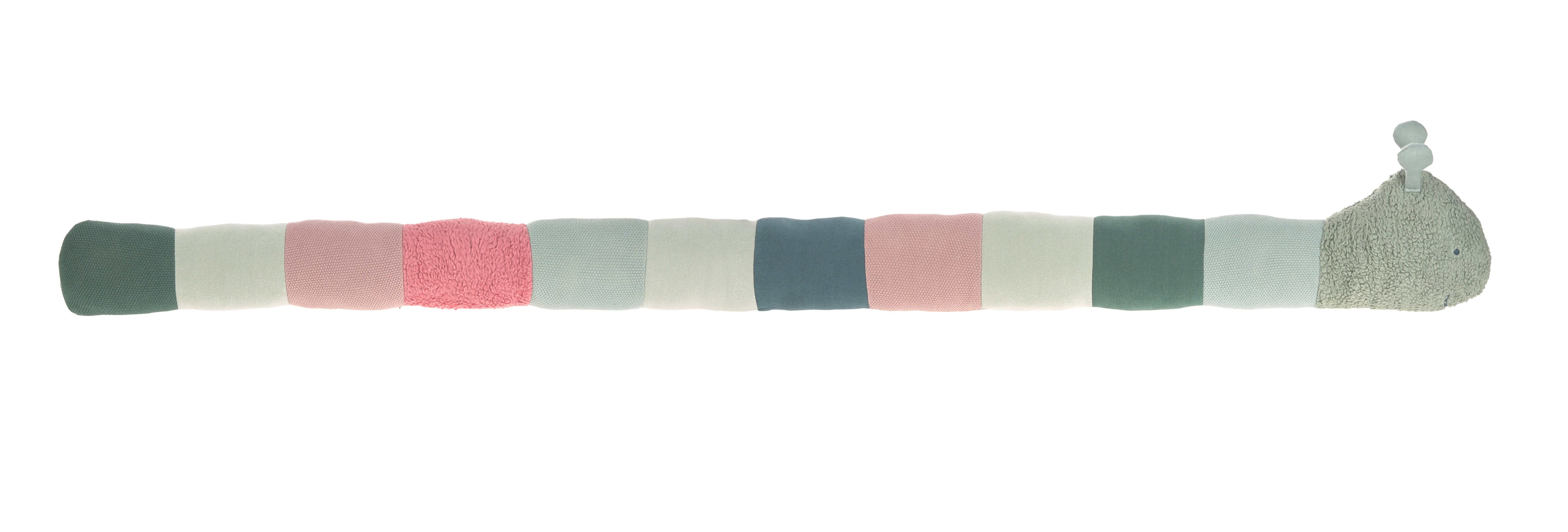 LÄSSIG Rassel Lässig Strick Kuscheltier mit Rassel Knitted Toy Raupe