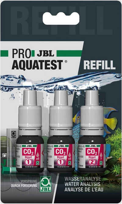 JBL GmbH & Co. KG Aquarium-Wassertest JBL PROAQUATEST CO2 Nachfüllset für JBL Testkoffer, Nachfüllflasche Testkoffer Wassertest