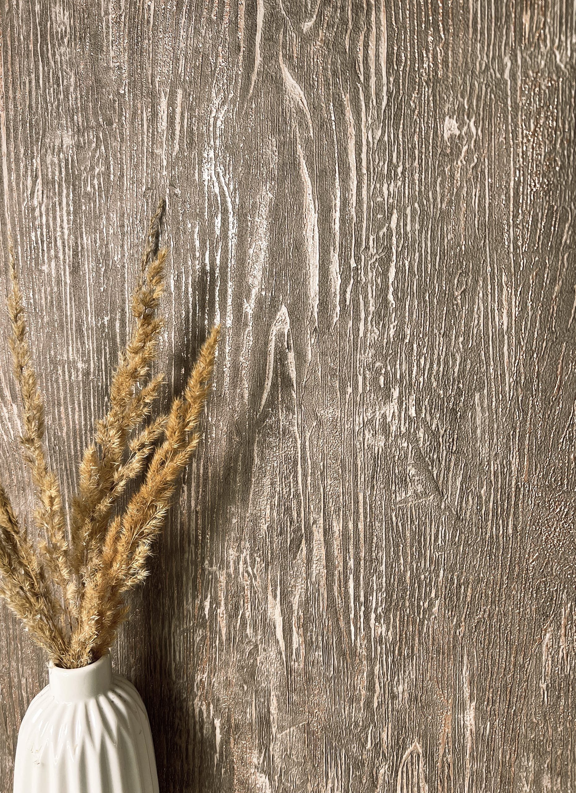 Newroom Vliestapete, Braun Tapete Modern Holz - Holztapete Holzwand Beige B günstig online kaufen