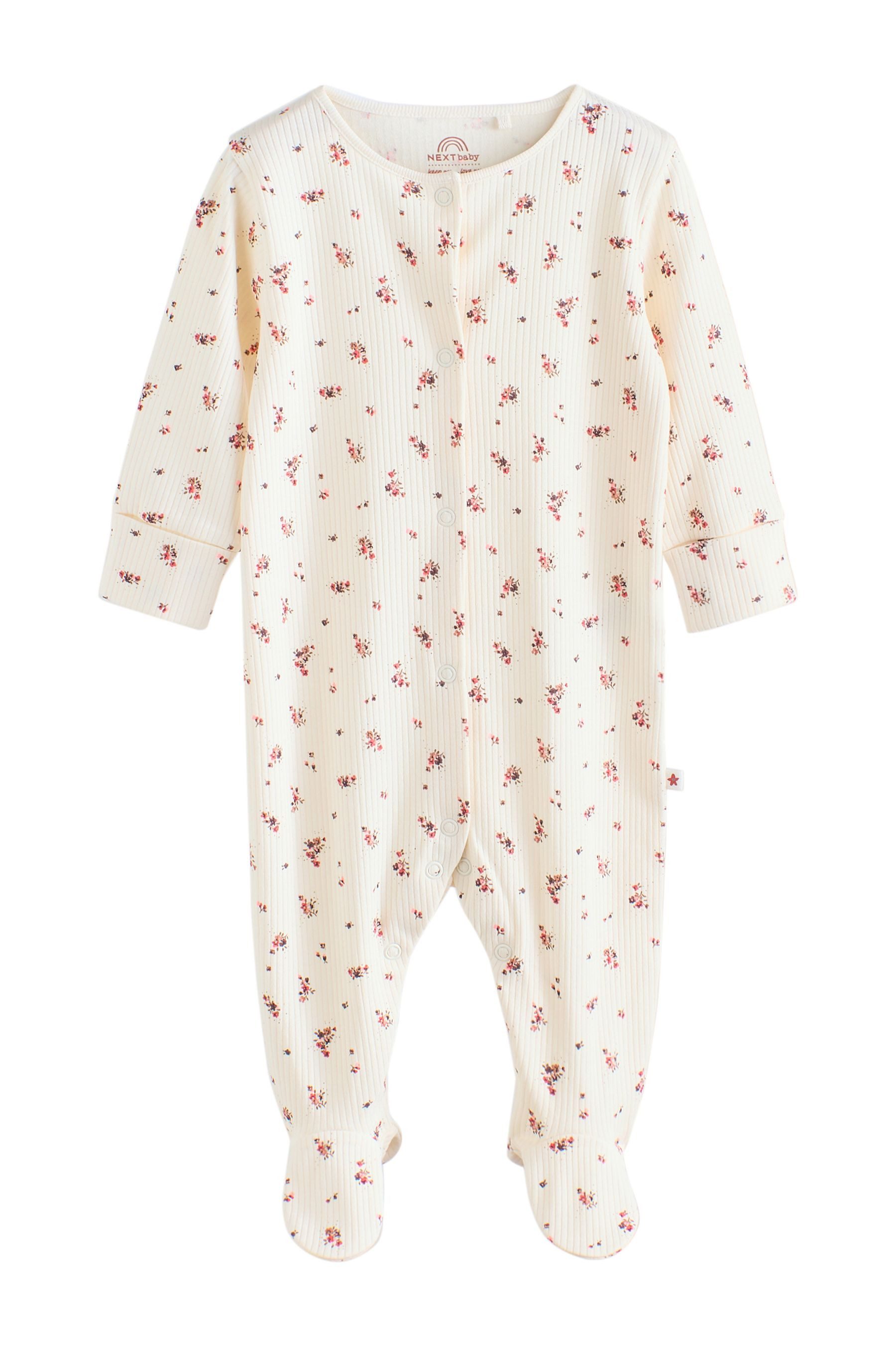 Next Schlafoverall Babyschlafanzüge mit Zweiwege-RV, 3er-Pack (5-tlg)