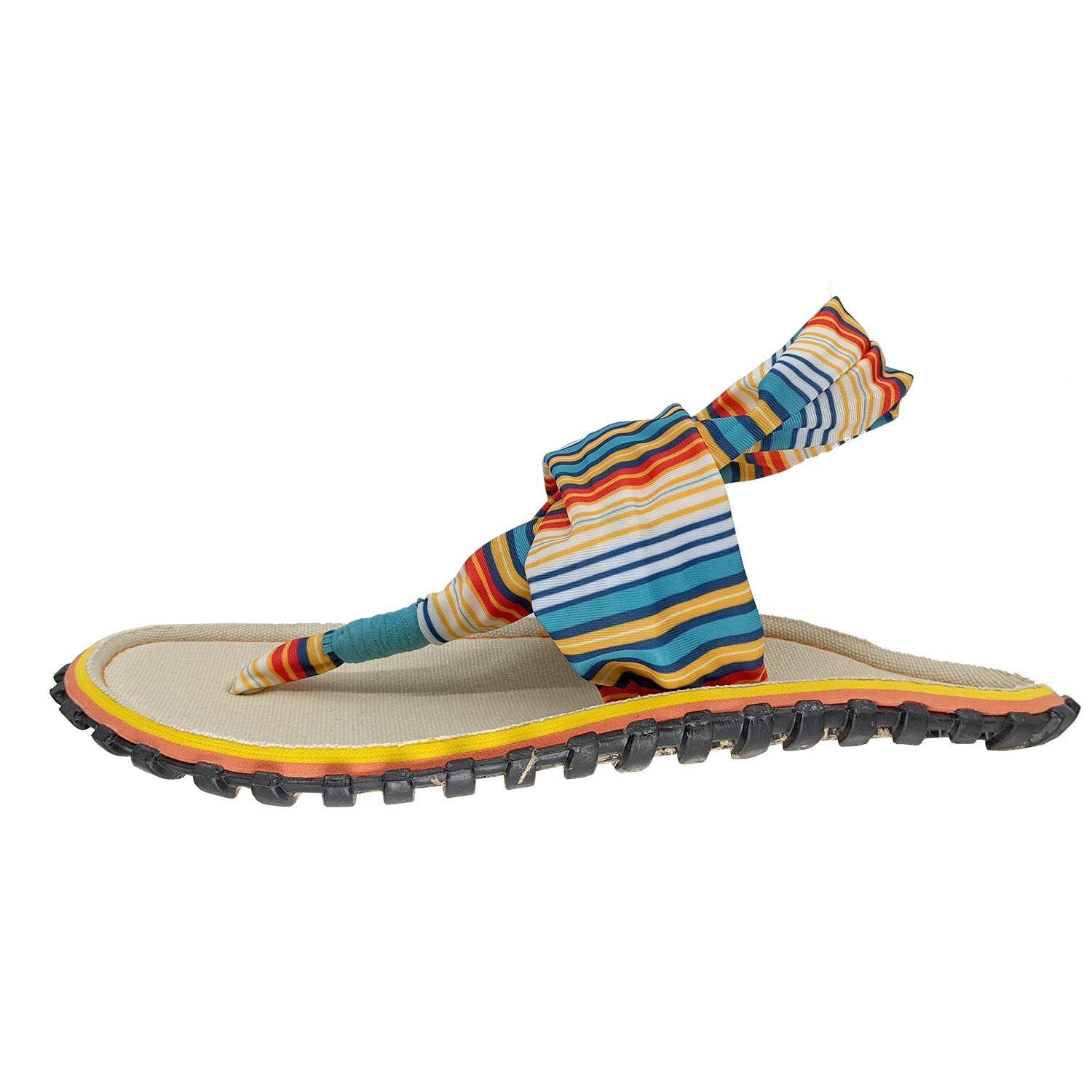 Gumbies Slingback in Beach Chair Riemchensandalette aus recycelten Materialien hergestellt, stabile Gummisole