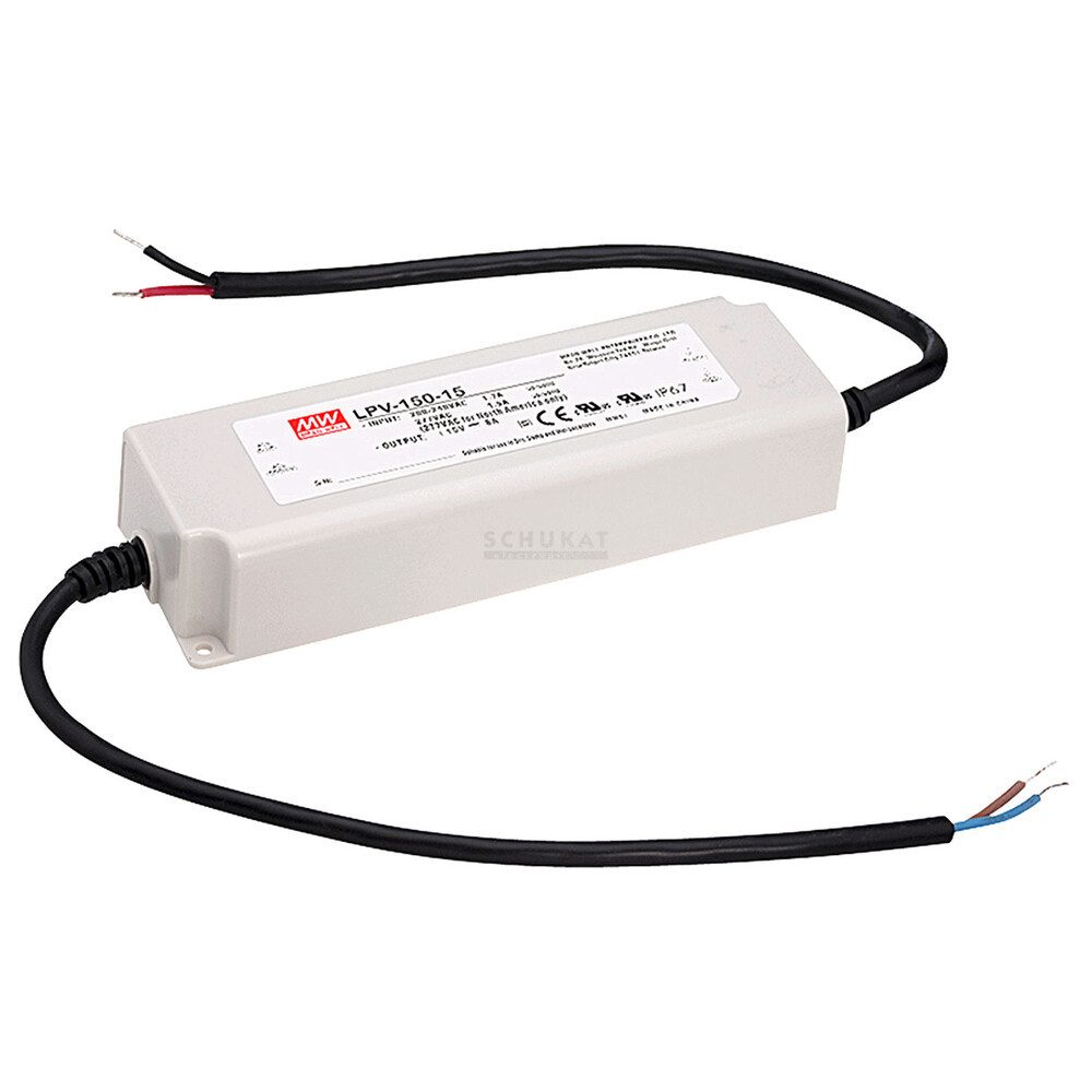 "LPV-150-24" 24V, Einbau, 150W, Niedervolt, IP67 LED Trafo