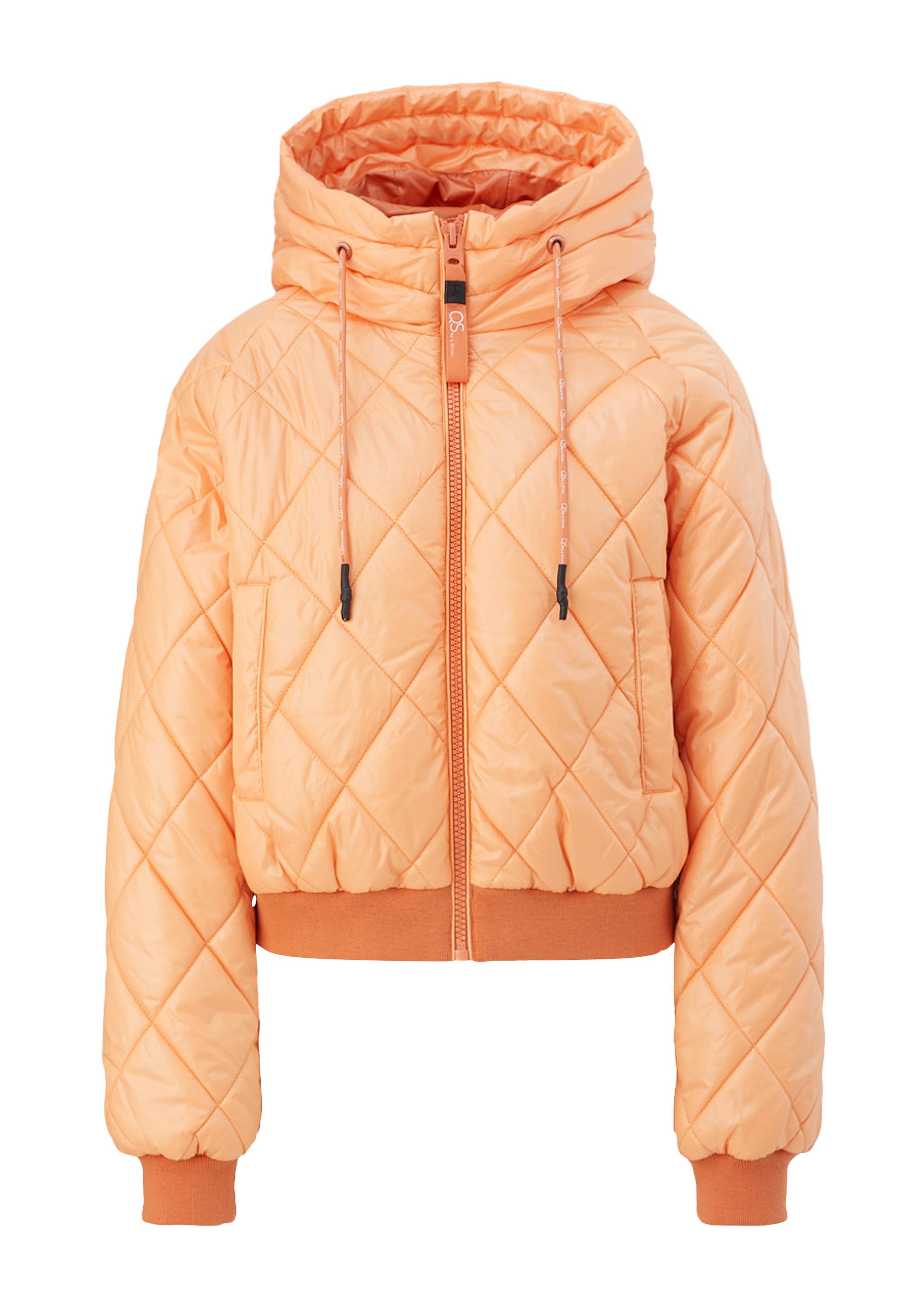 QS Winterjacke Outdoor-Jacke Steppjacke mit Kapuze günstig online kaufen