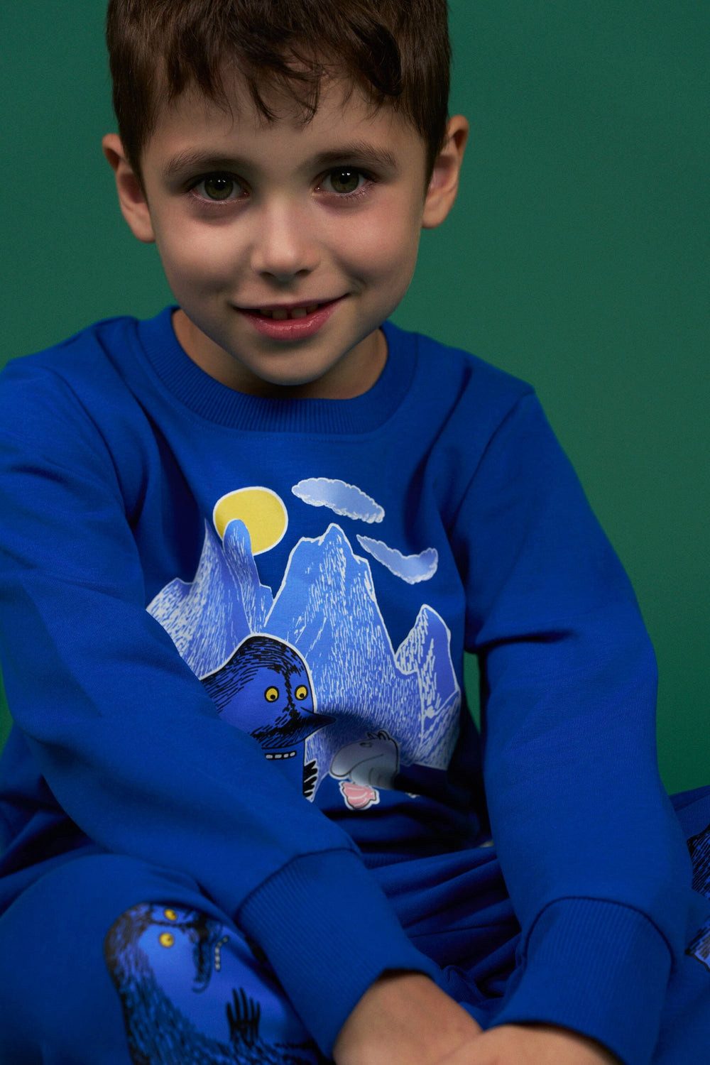Moomin by Martinex Sweatshirt MOOMIN © Night Sky Sweatshirt Blue