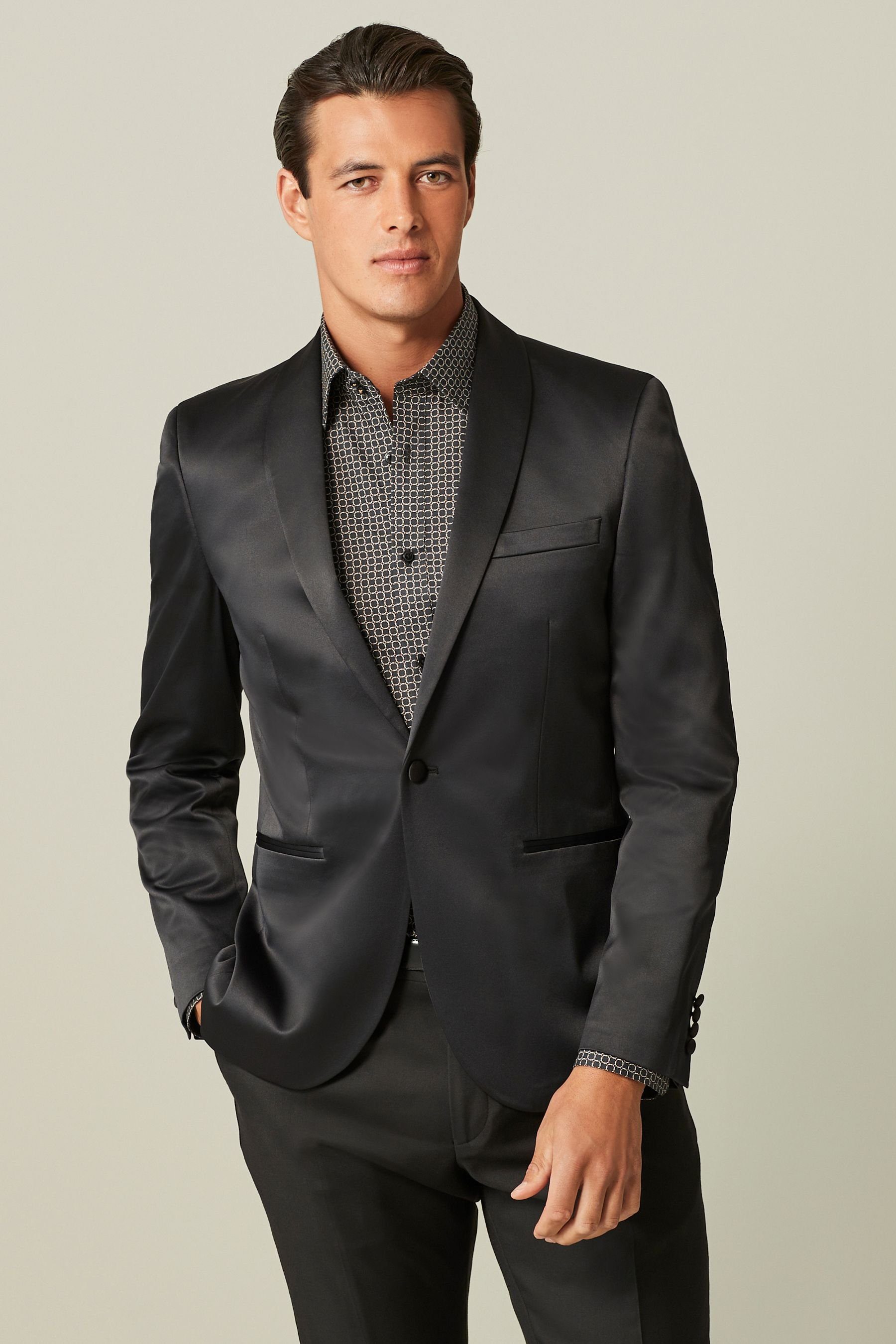 Next Smokingsakko Smokingjacke aus Satin (1-tlg)