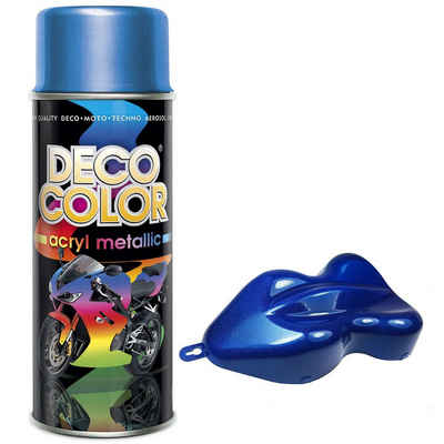 DECO COLOR Sprühlack Metallic Lackspray 400ml Farbe frei wählbar