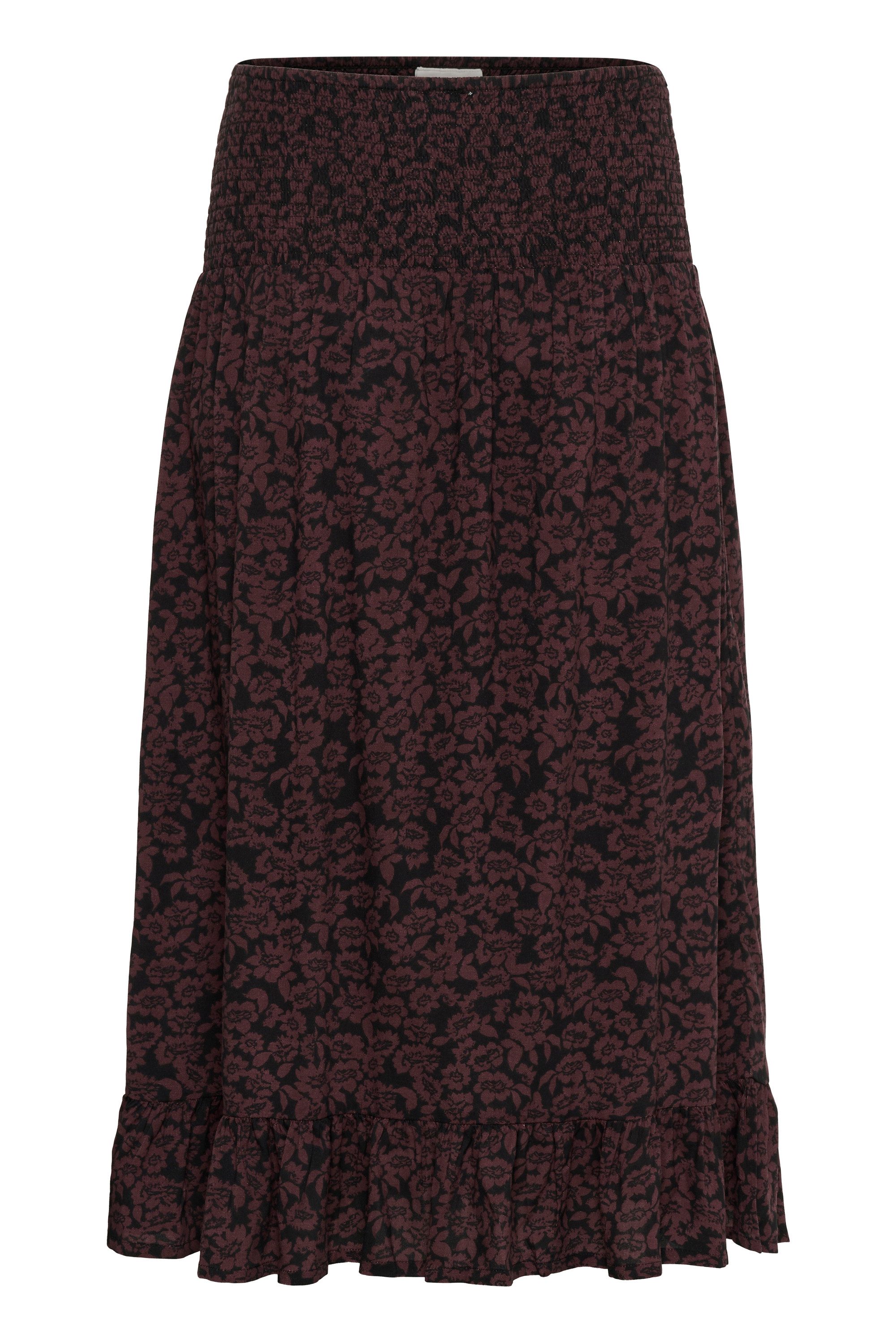 Fudge/Black Flower Print