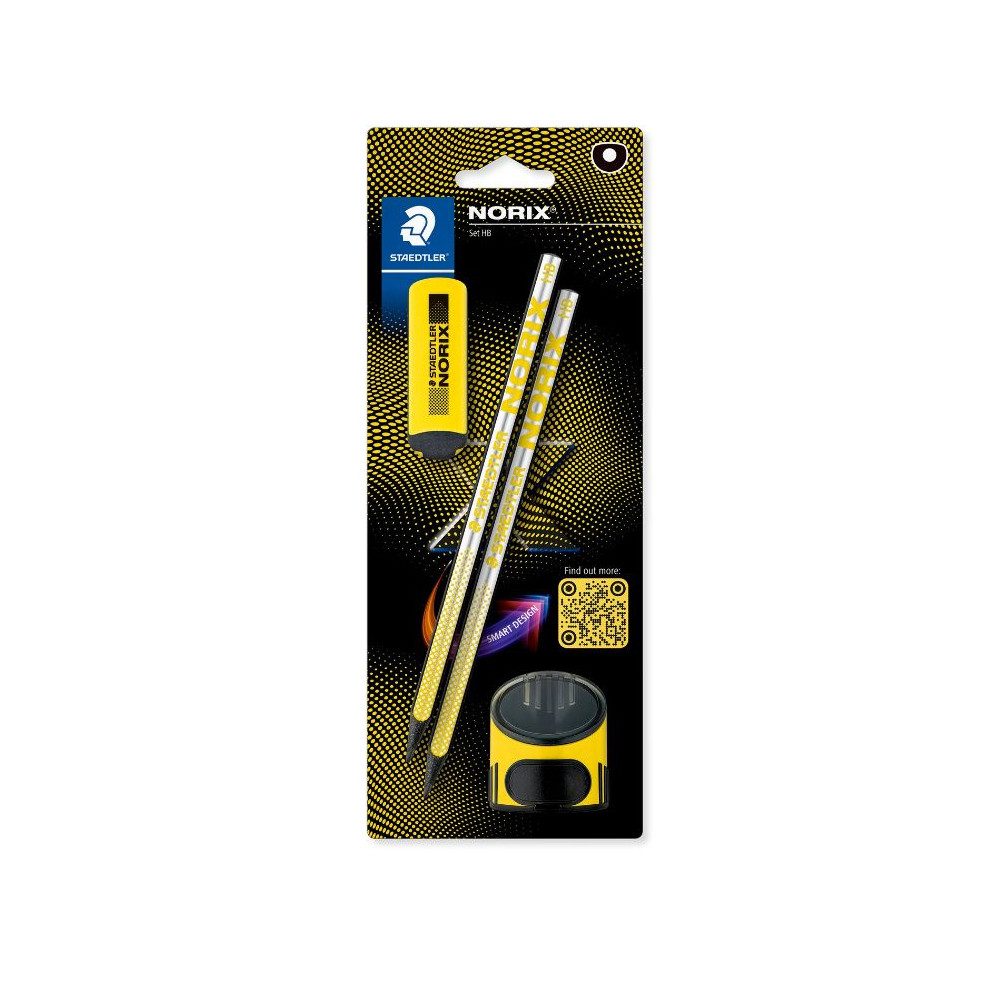 STAEDTLER Schulheft Bleistift Set - Norix - gelb - 4-teilig