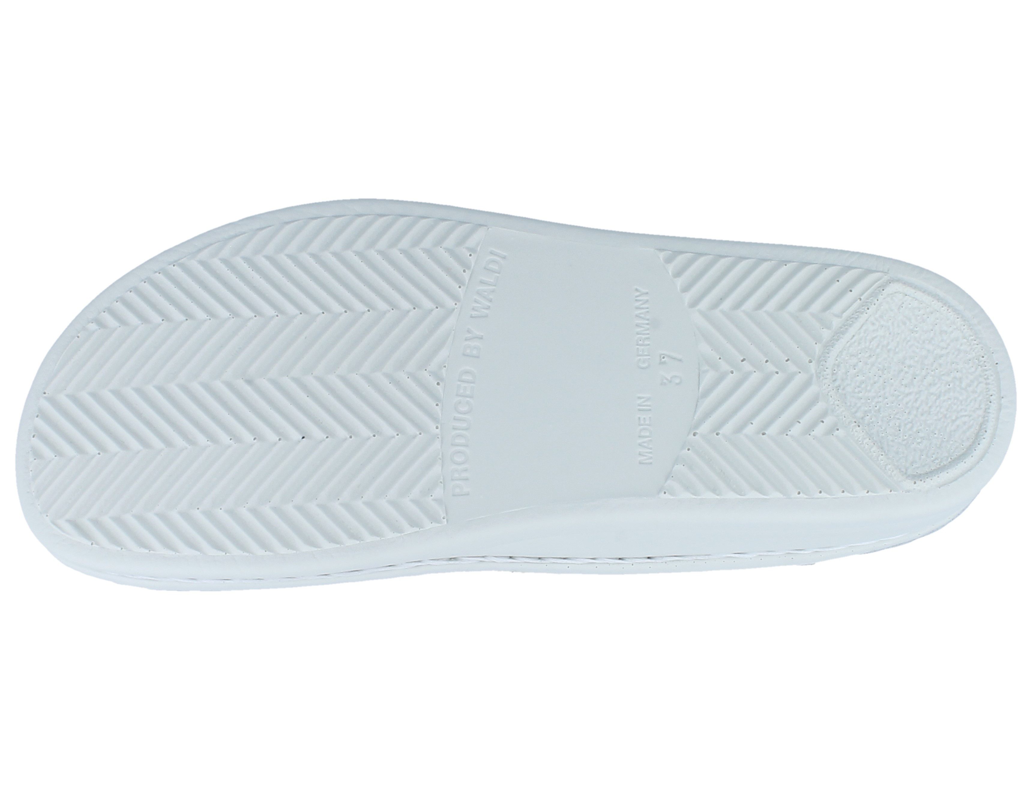 Finn Comfort FINN COMFORT Sylt Damen Herren Sandale weiss Glattleder - Größe: 46 Sandale Wechselfußbett