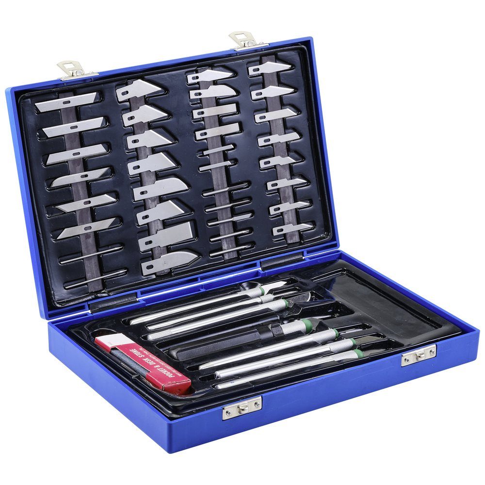 Cuttermesser TO-7692339 Messer-Set 50-teilig Skalpell Schablonenmesser günstig online kaufen