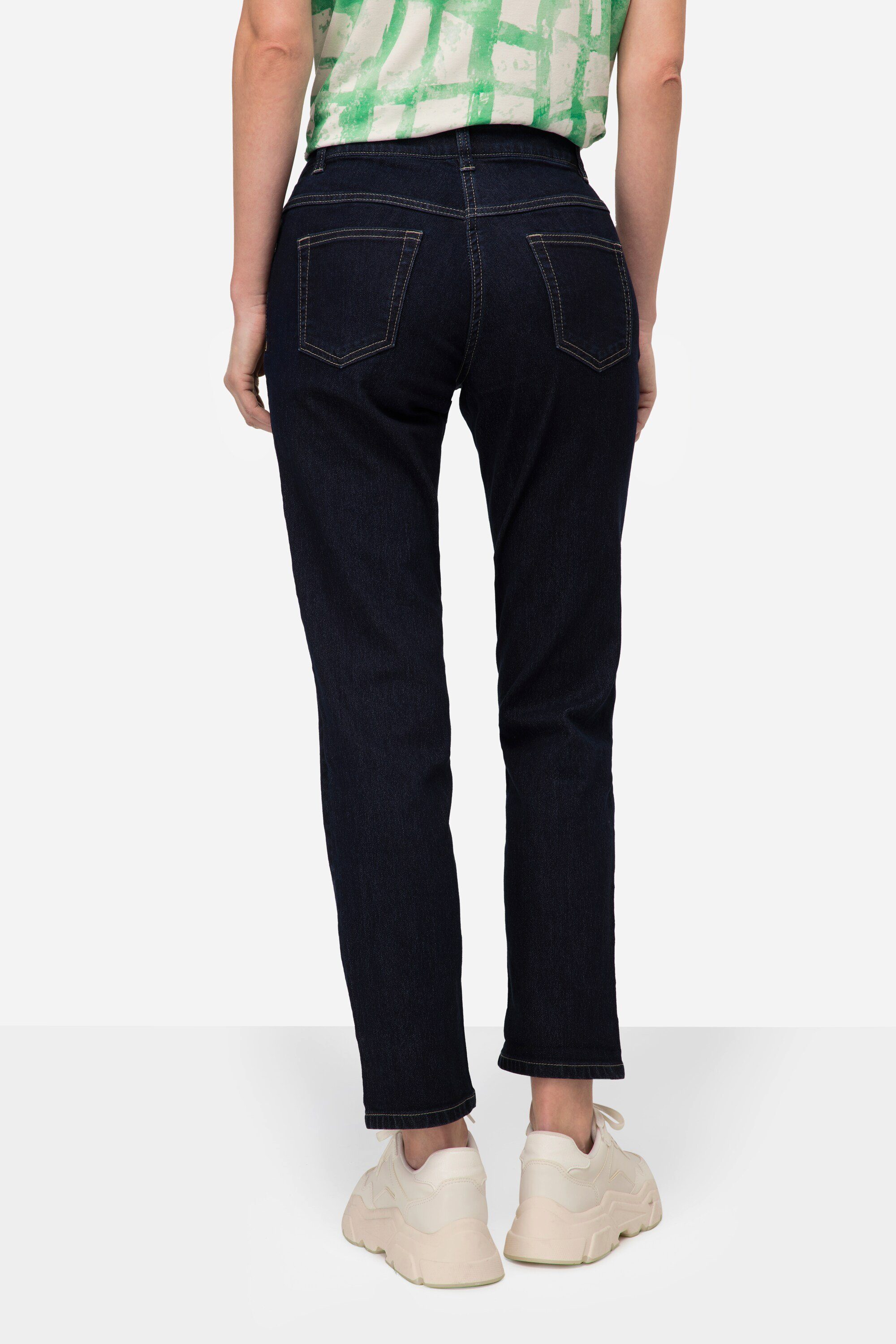 Straight Jeans Laurasøn Schmucknieten 5-Pocket Regular-fit-Jeans Fit