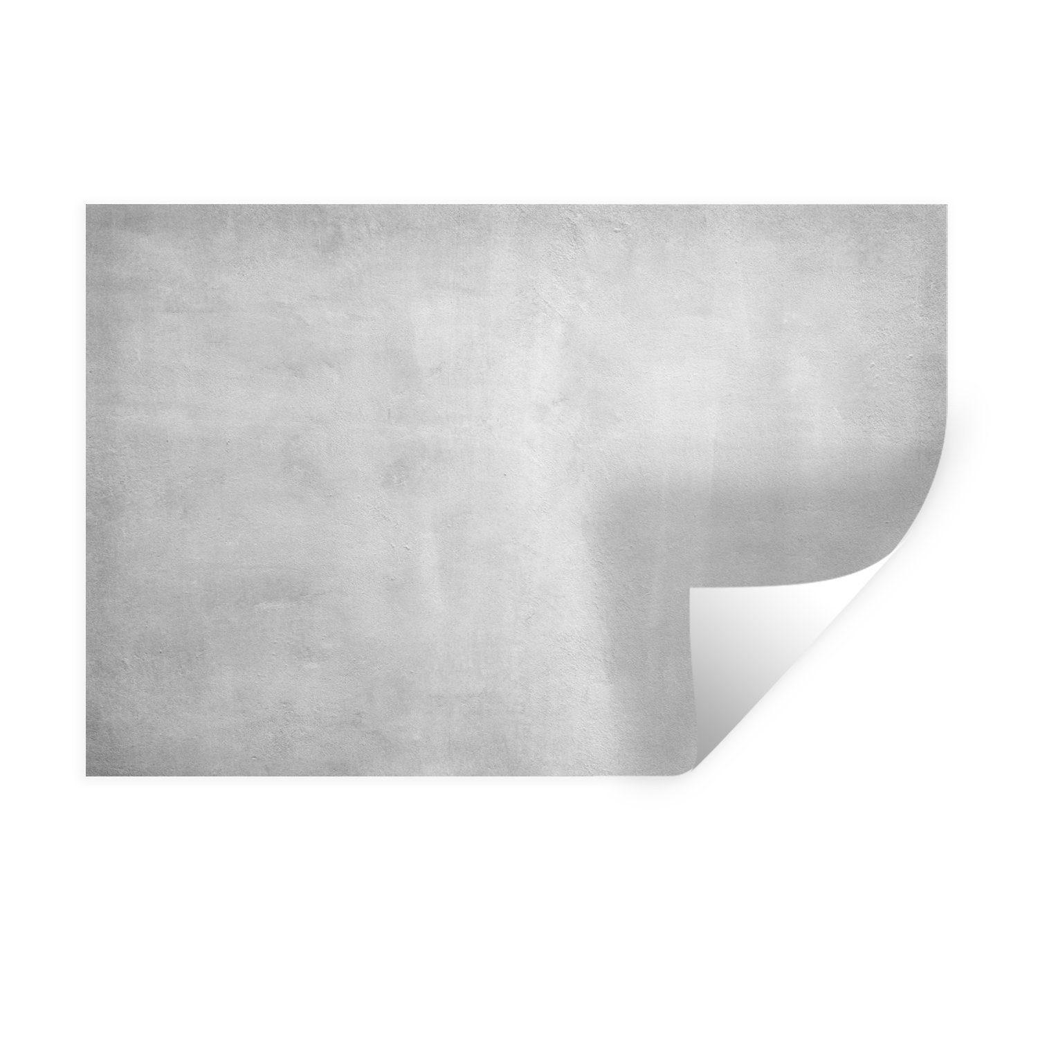 MuchoWow Wandsticker Beton - Grau - Zement - Industriell - Strukturiert (1 St), Wandaufkleber, Wandtattoo, Selbstklebend, Wohnzimmer, Schlafzimmer