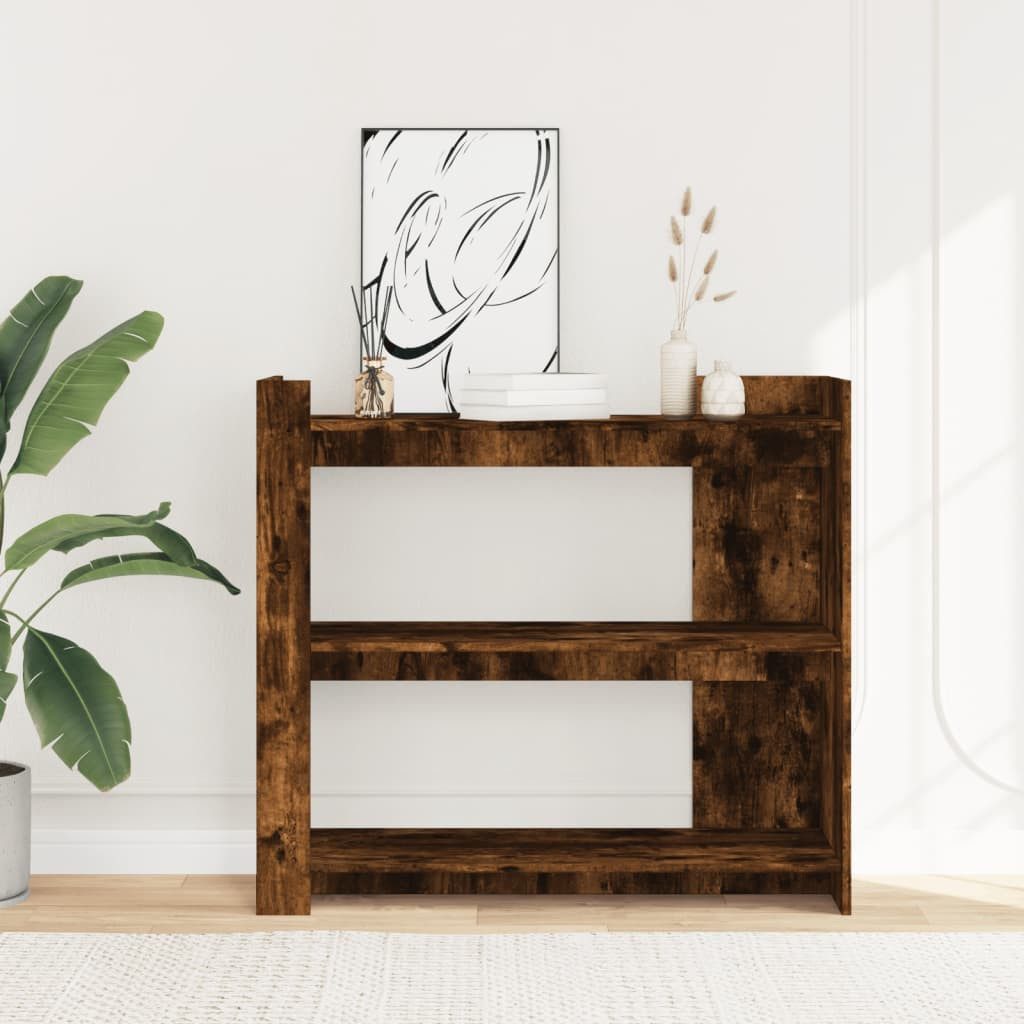 vidaXL Beistelltisch Konsolentisch Räuchereiche 100x35x90 cm günstig online kaufen