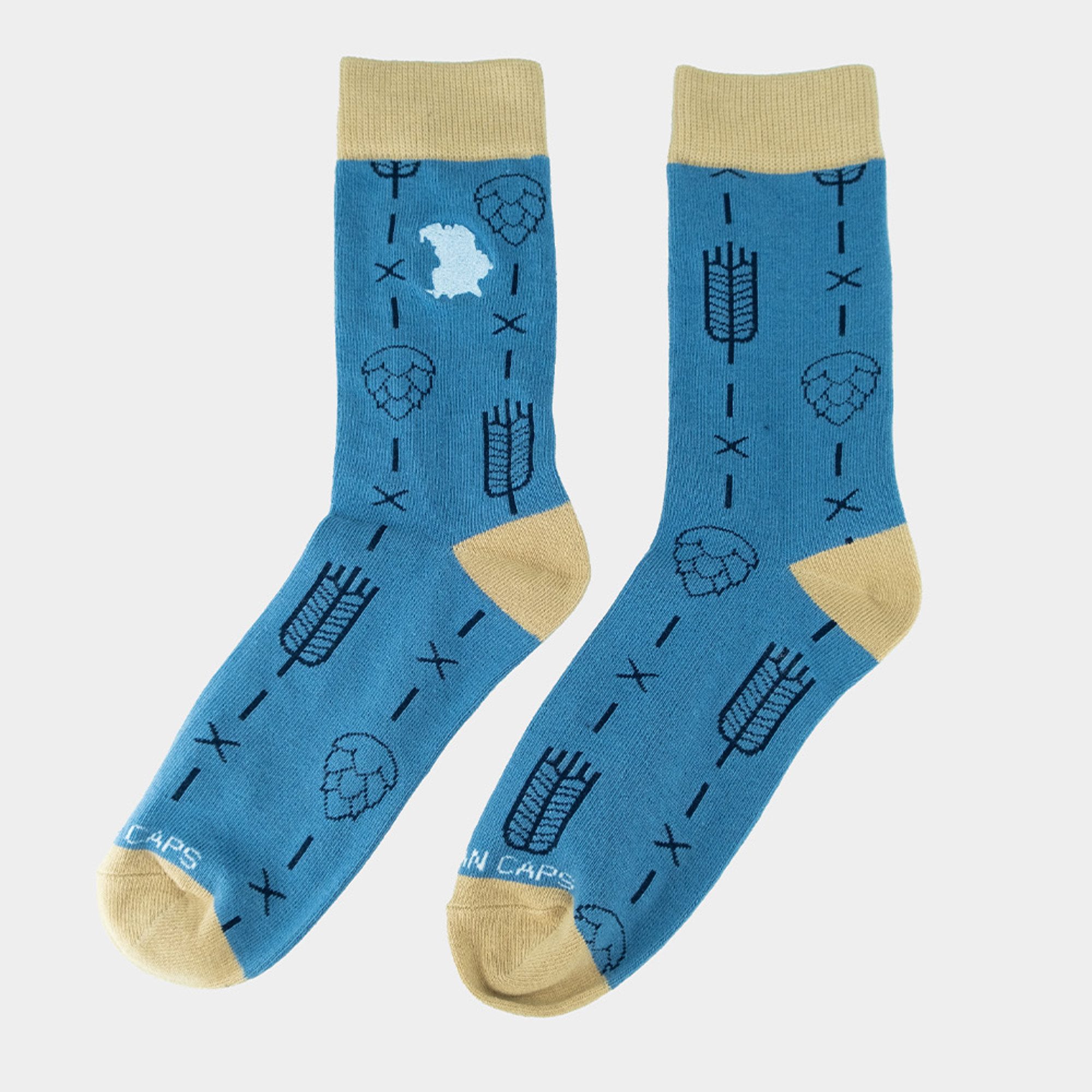 Bavarian Caps Freizeitsocken Bavarian Caps Socken Freistaat (Freizeitsocken, Freizeitsocken)