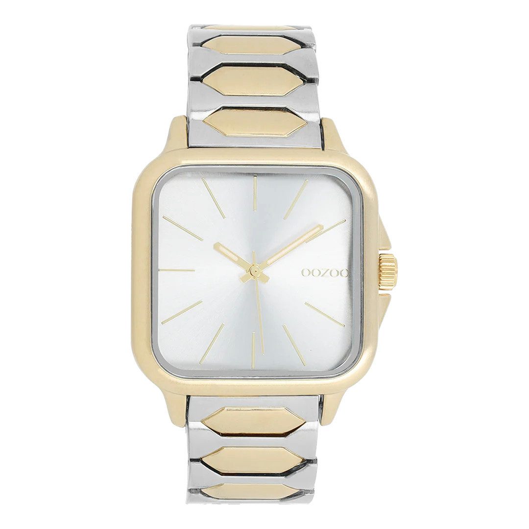 OOZOO Quarzuhr C11603 Armbanduhr – Bicolor – Mattgoldenes Gehäuse – 36 mm, günstig online kaufen