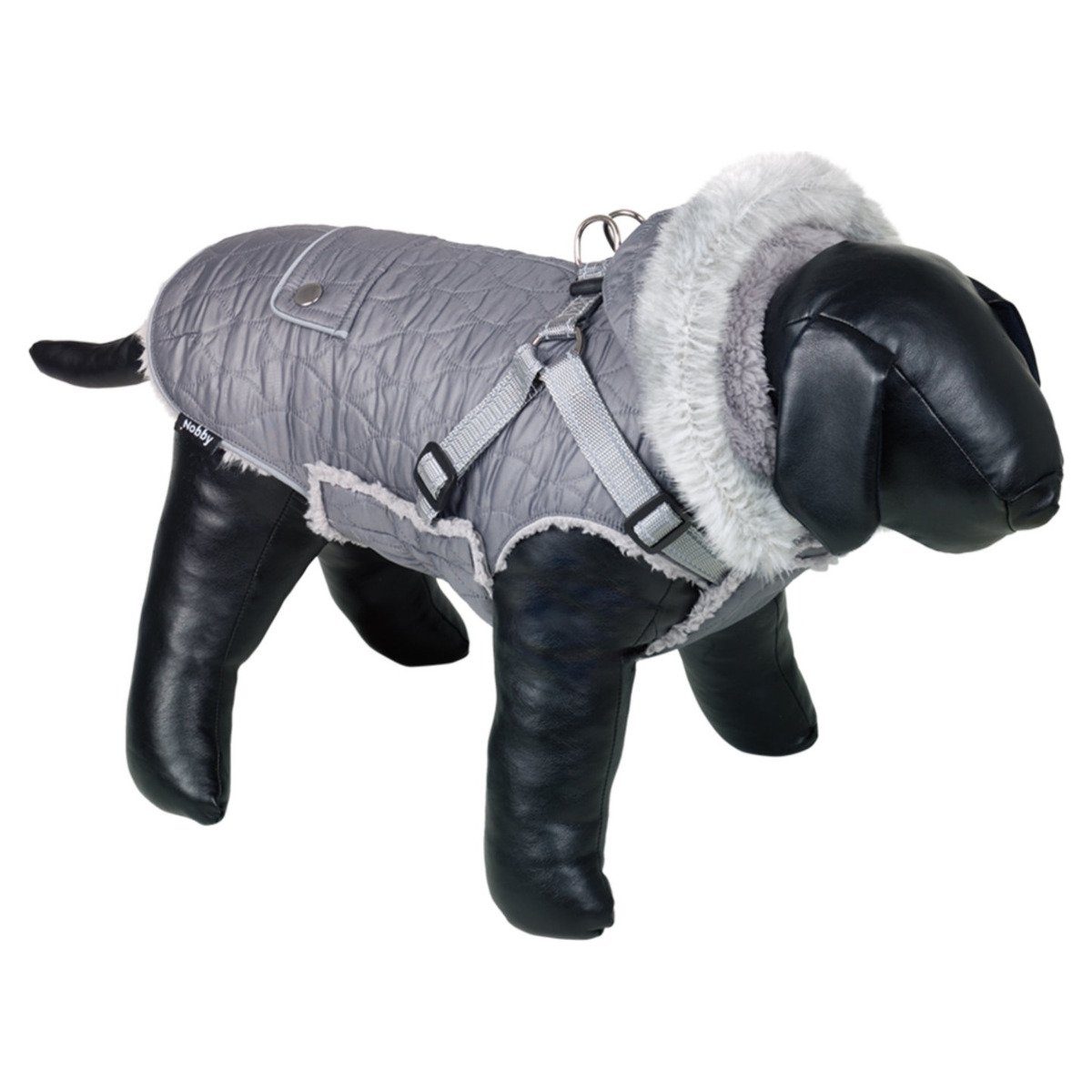 Nobby Hundemantel Hundemantel Polar 2in1 grau