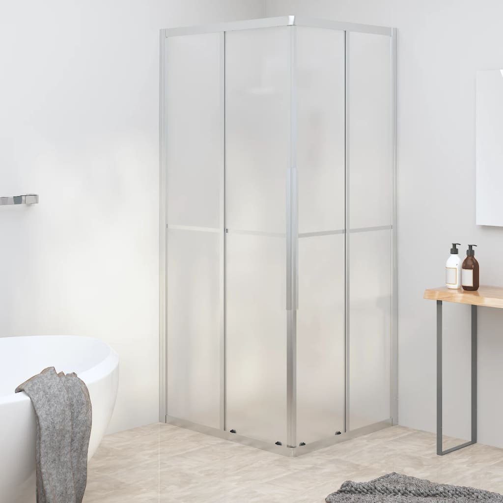 vidaXL Duschwand Duschkabine ESG Matt 90x70x180 cm