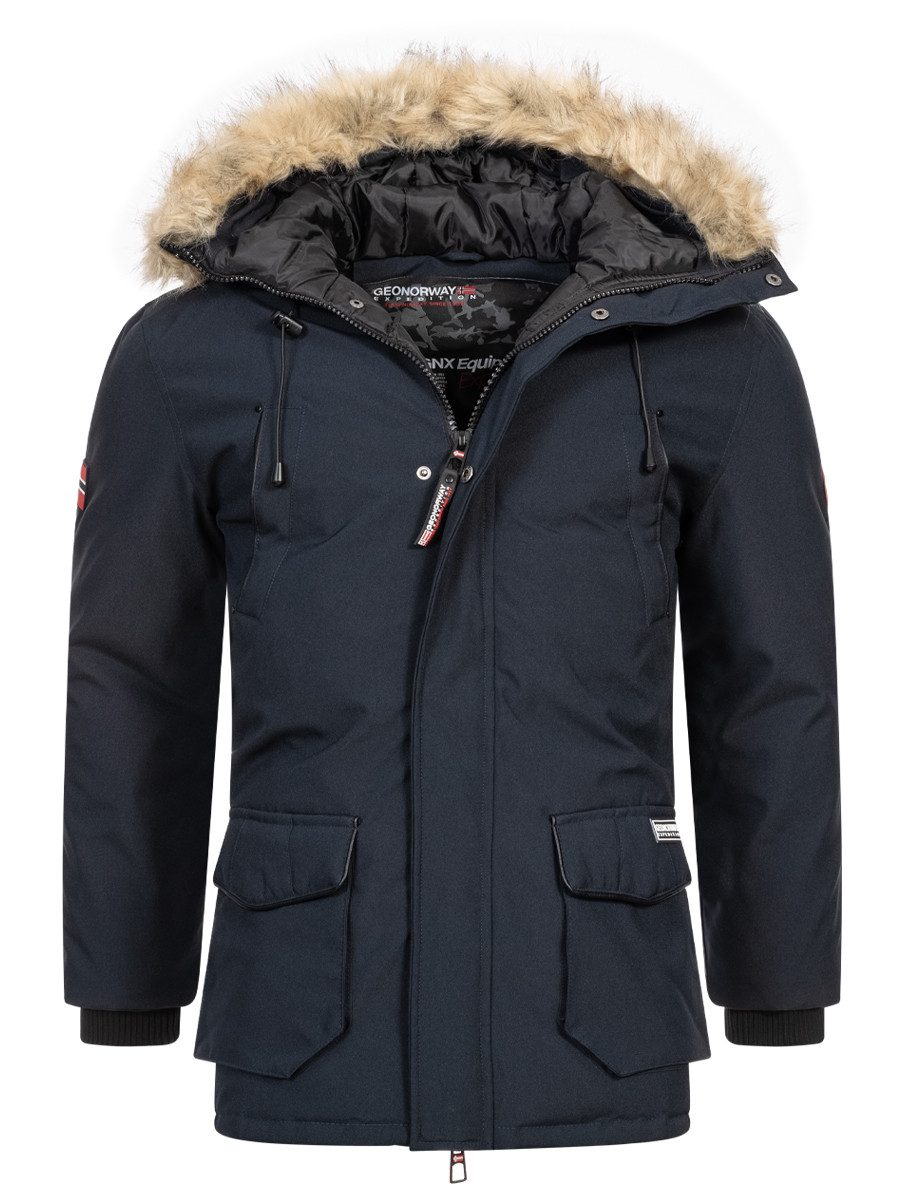 Geographical Norway Parka Herren Winter Jacke Outdoorjacke Winter Parka war günstig online kaufen
