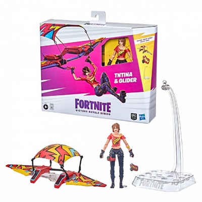 Hasbro Actionfigur »Fortnite - Victory Royale Series - TNTina mit Gleiter«, (Fortnite TNTina mit Gleiter und Kabag! - Rückenaccessiore)