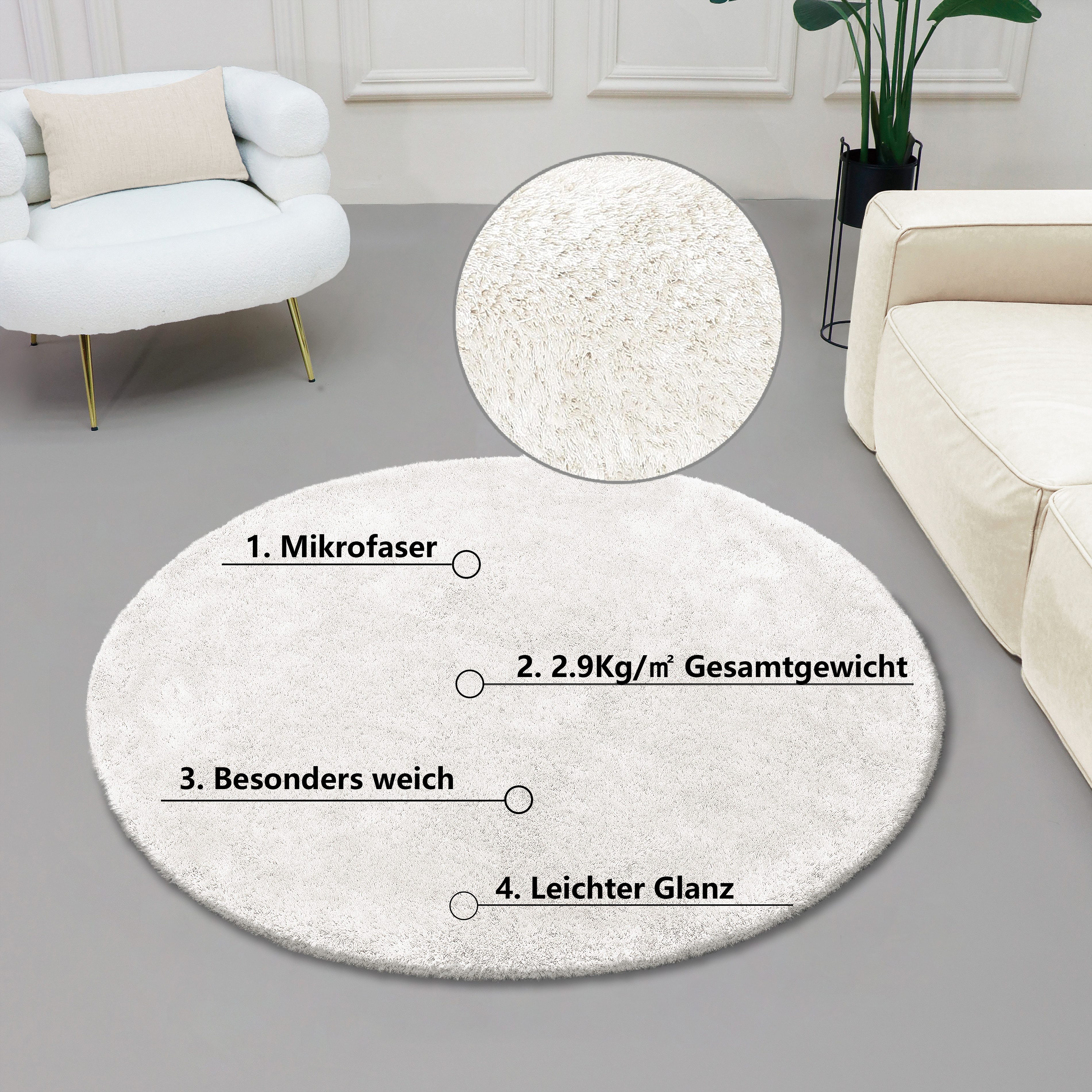 Bruno Banani Hochflor-Teppich Dana Teppich, Kundenliebling, günstig online kaufen