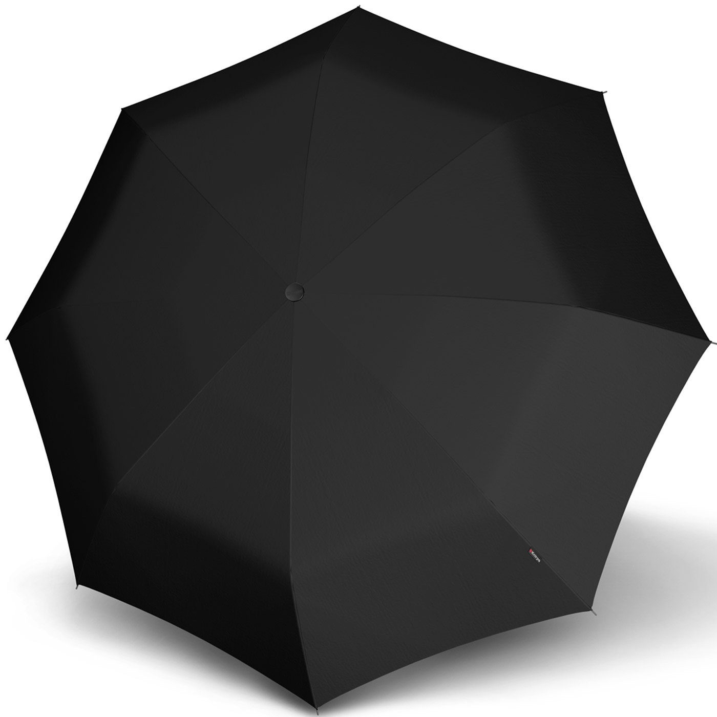 Taschenregenschirm Schirm durch Speichen besonders Fiberglas haltbar mit Auf-Zu-Automatik, leichter, in den stabiler schwarz Knirps®